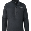 Sherpa Fleece Zip Pullover | Nightfall
