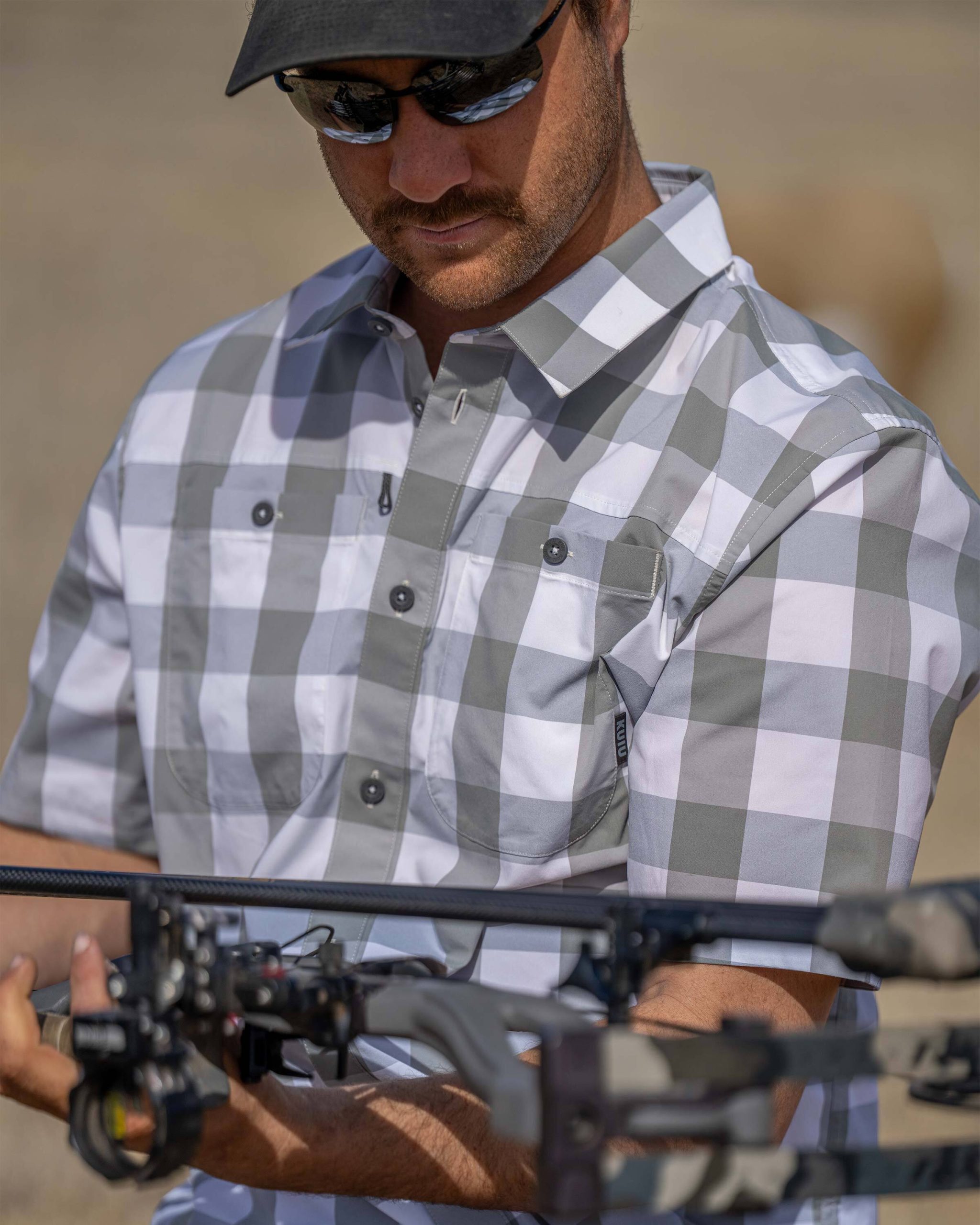 Borrego SS Shirt | Battleship Plaid - 图片 4