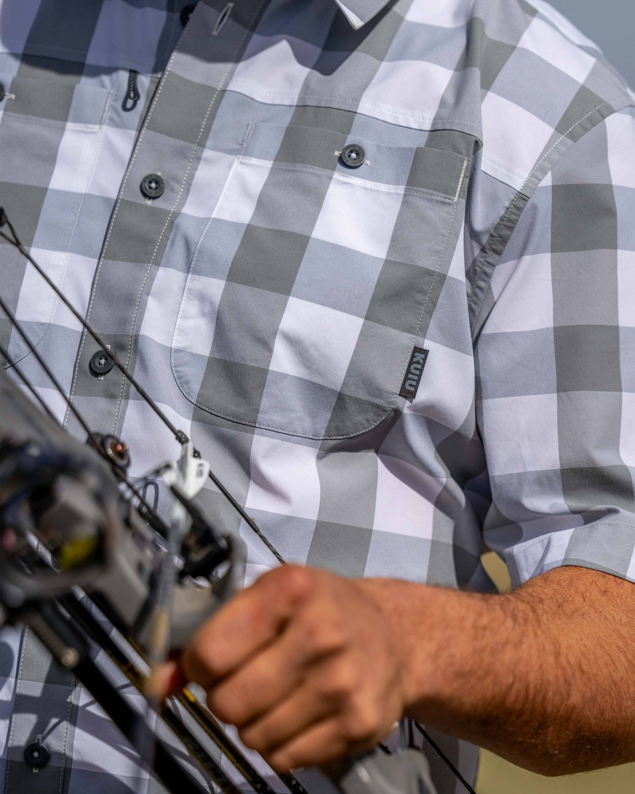 Borrego SS Shirt | Battleship Plaid - 图片 7