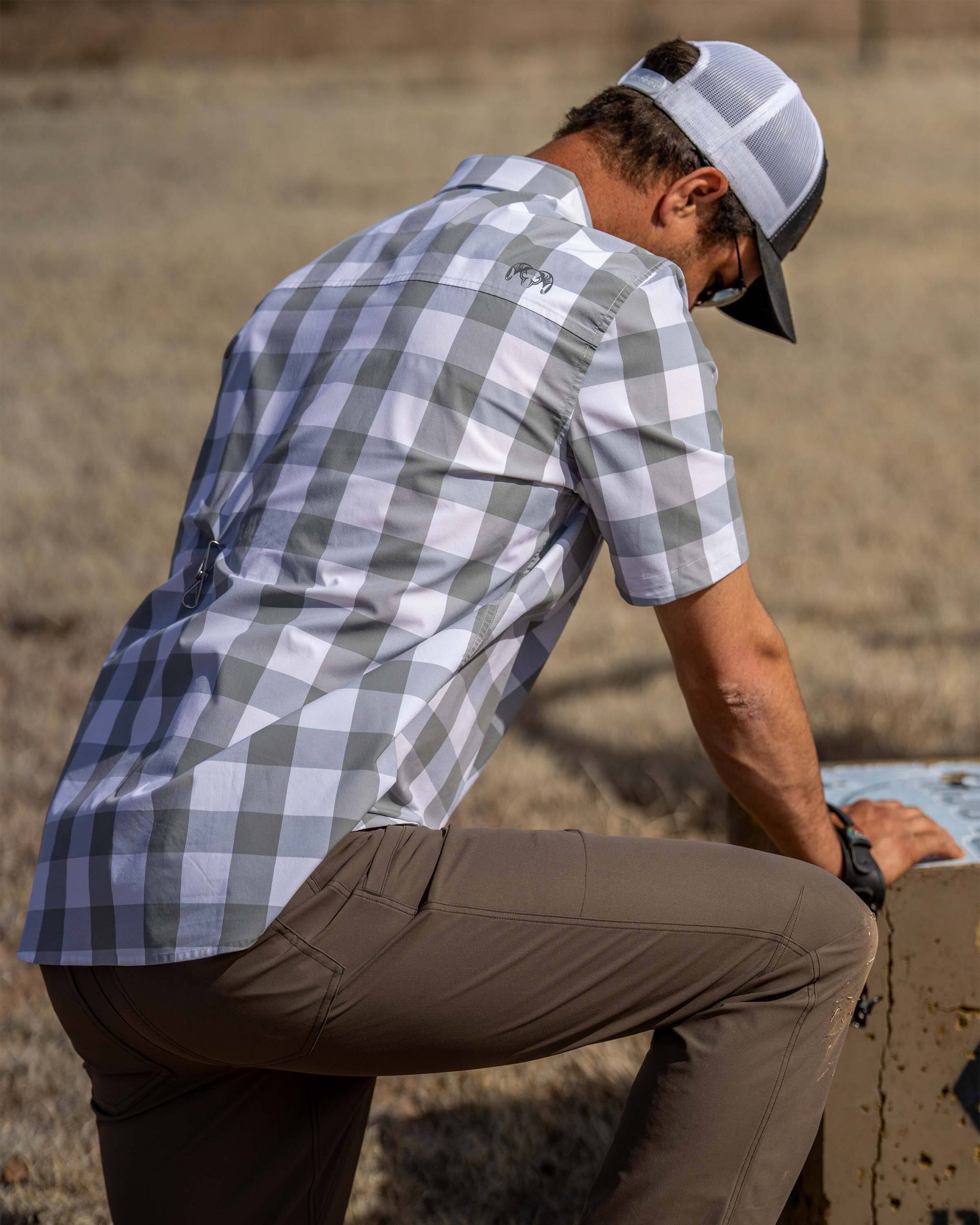 Borrego SS Shirt | Battleship Plaid - 图片 5