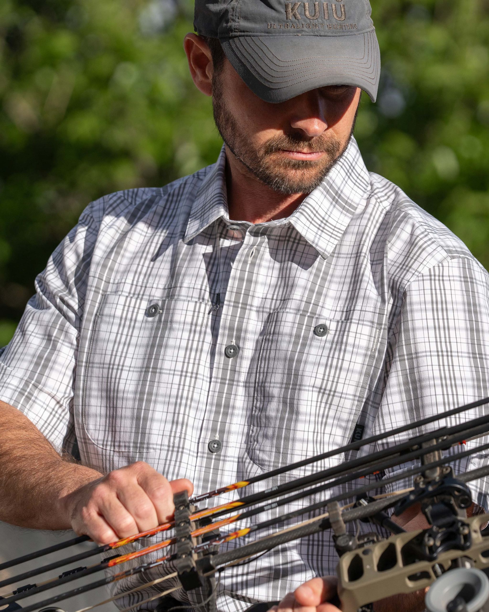 Borrego SS Shirt | Gravel Plaid - 图片 4