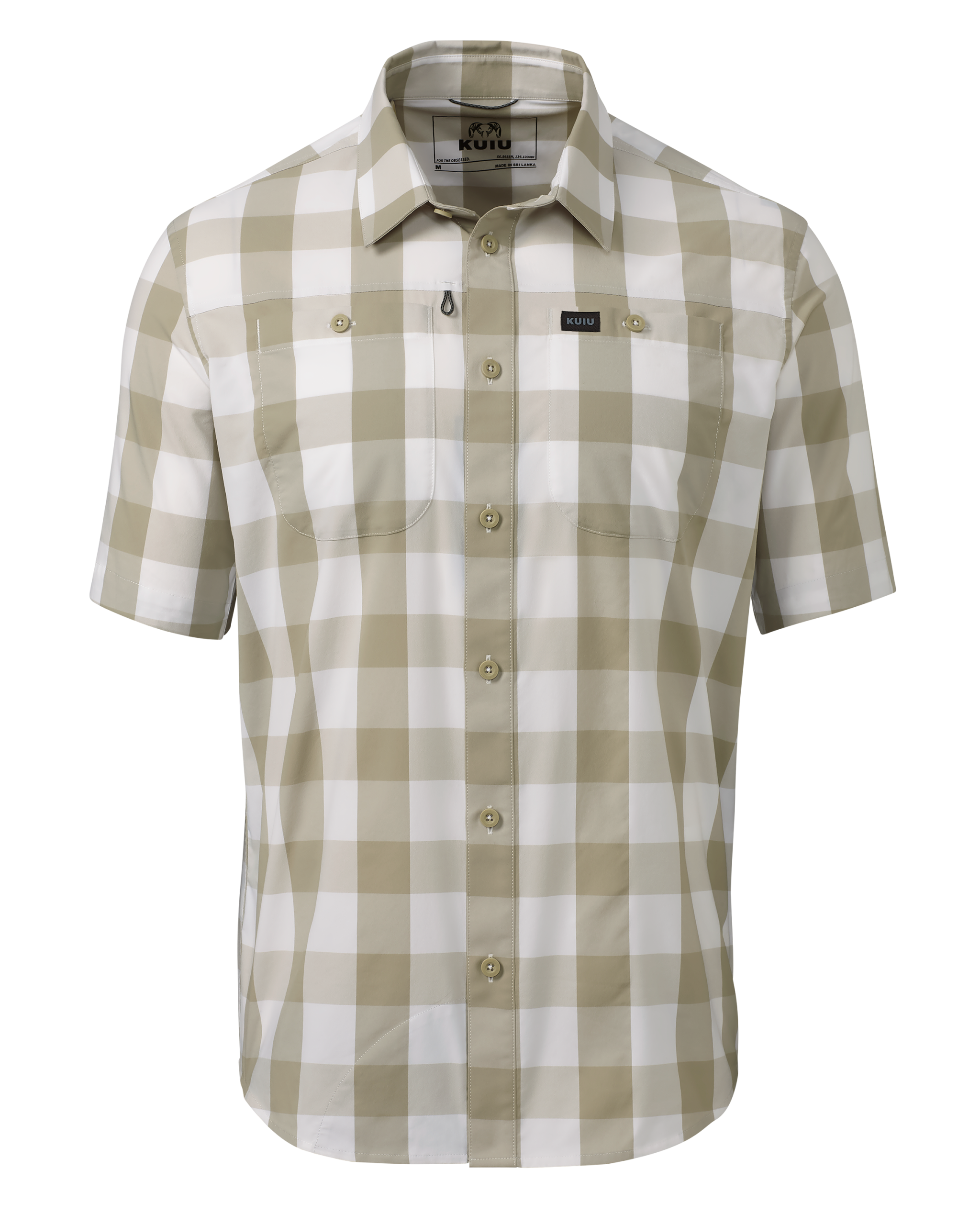 Borrego SS Shirt | Sand Plaid