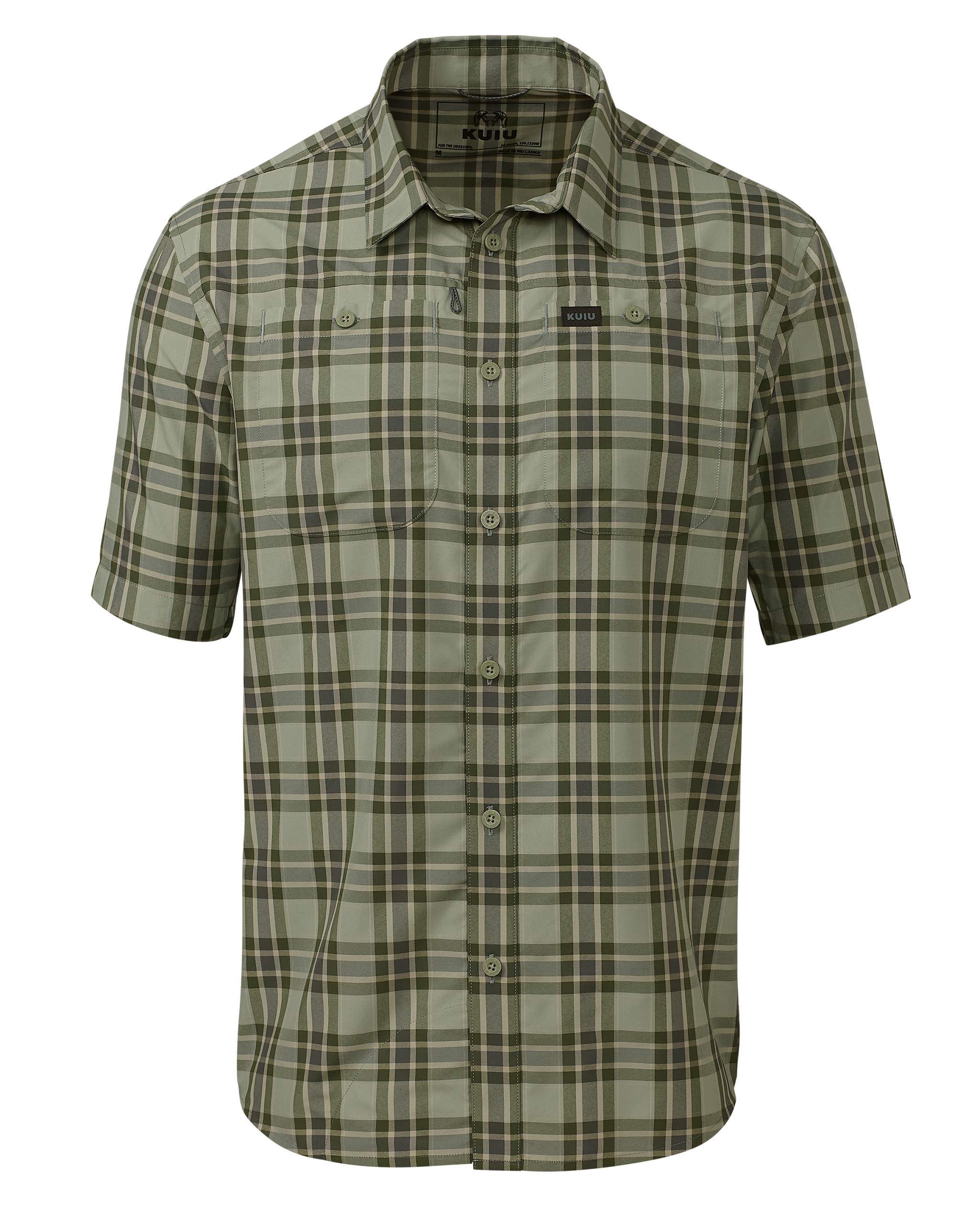 Borrego SS Shirt | Verde Crosscheck Plaid