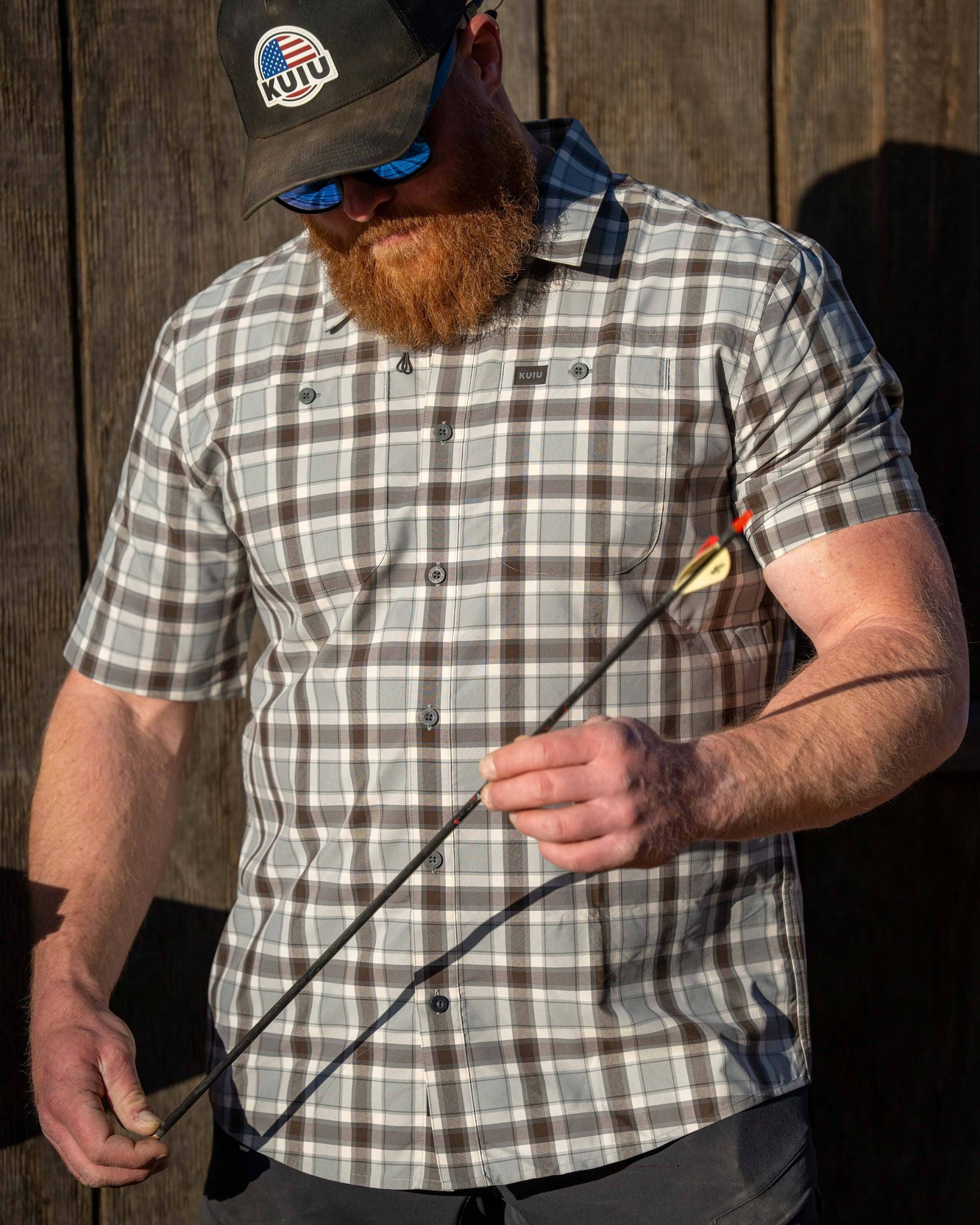 Borrego SS Shirt | Verde Crosscheck Plaid - 图片 3
