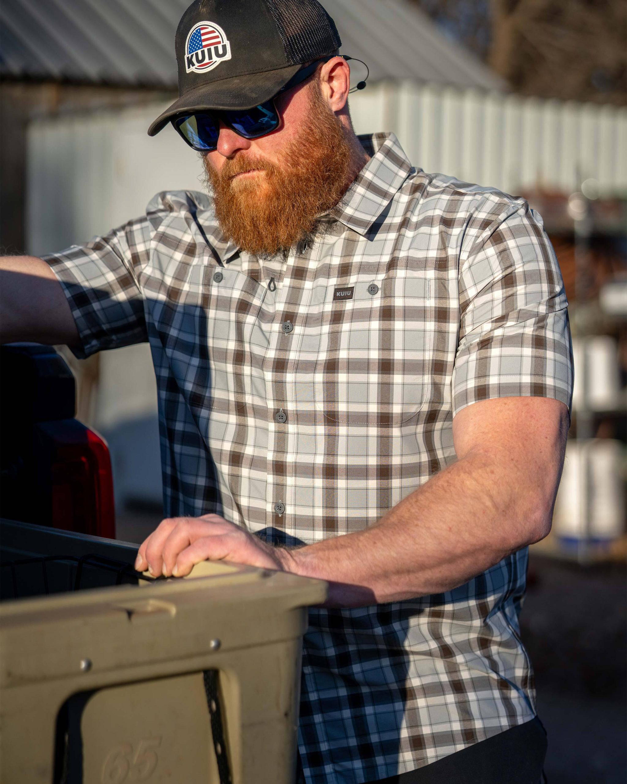 Borrego SS Shirt | Verde Crosscheck Plaid - 图片 4
