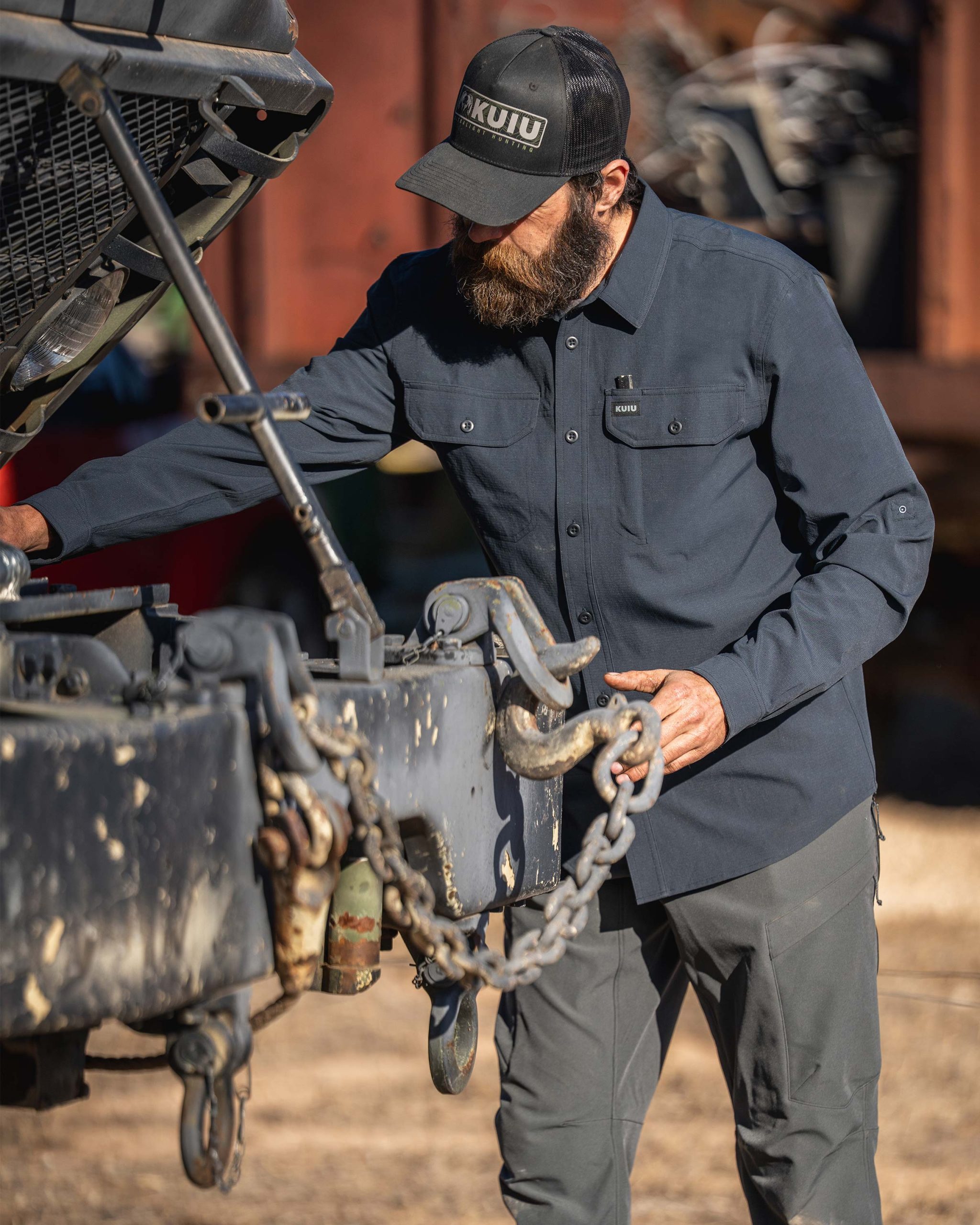 Gauge LS Work Shirt | Nightfall - 图片 5