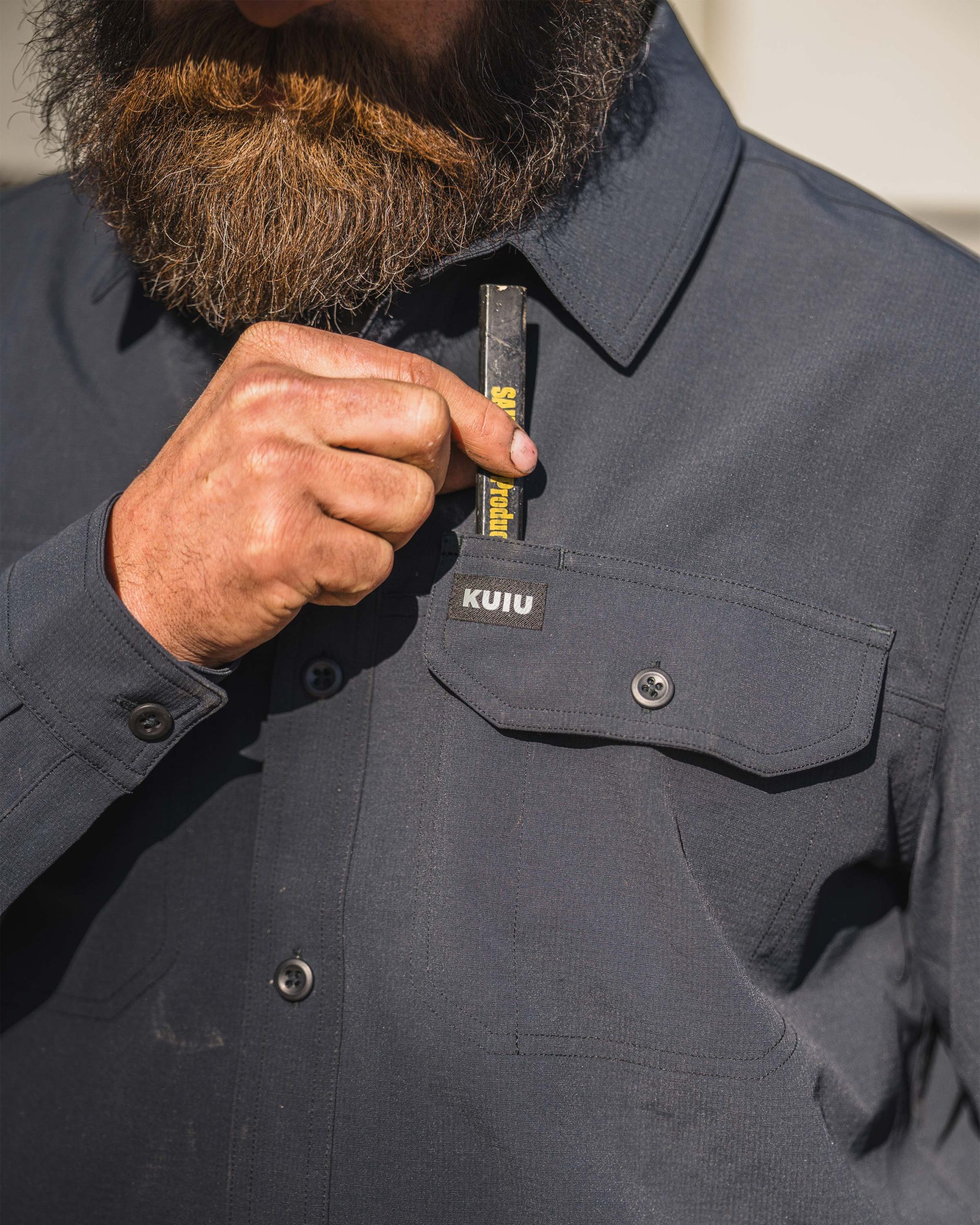 Gauge LS Work Shirt | Nightfall - 图片 6