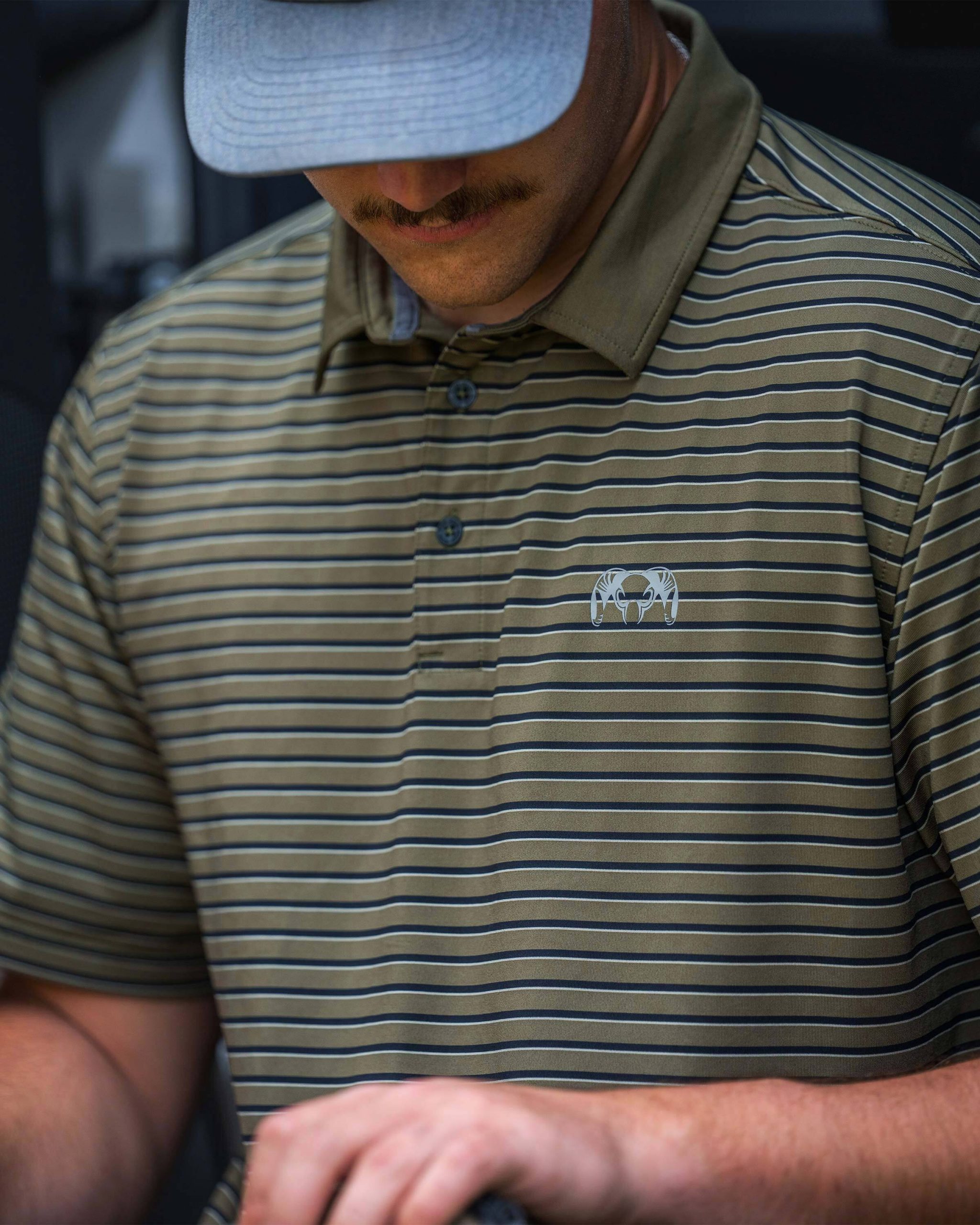 KUIU Performance Polo Stripe | Evergreen Stripe - 图片 5