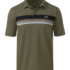 KUIU Performance Polo Stripe | Evergreen Chest Stripe