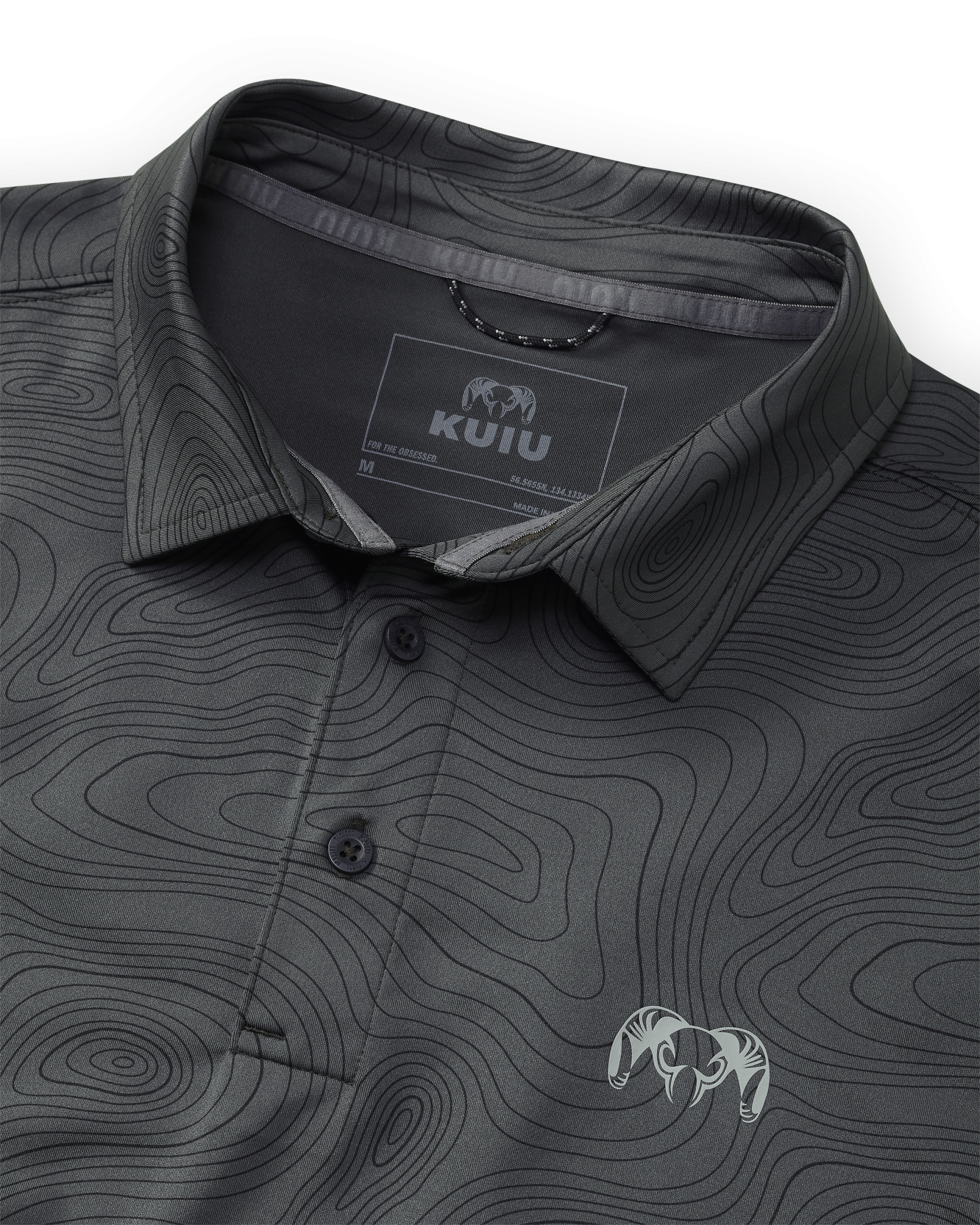 KUIU Performance Polo Topo | Gunmetal Topo - 图片 2
