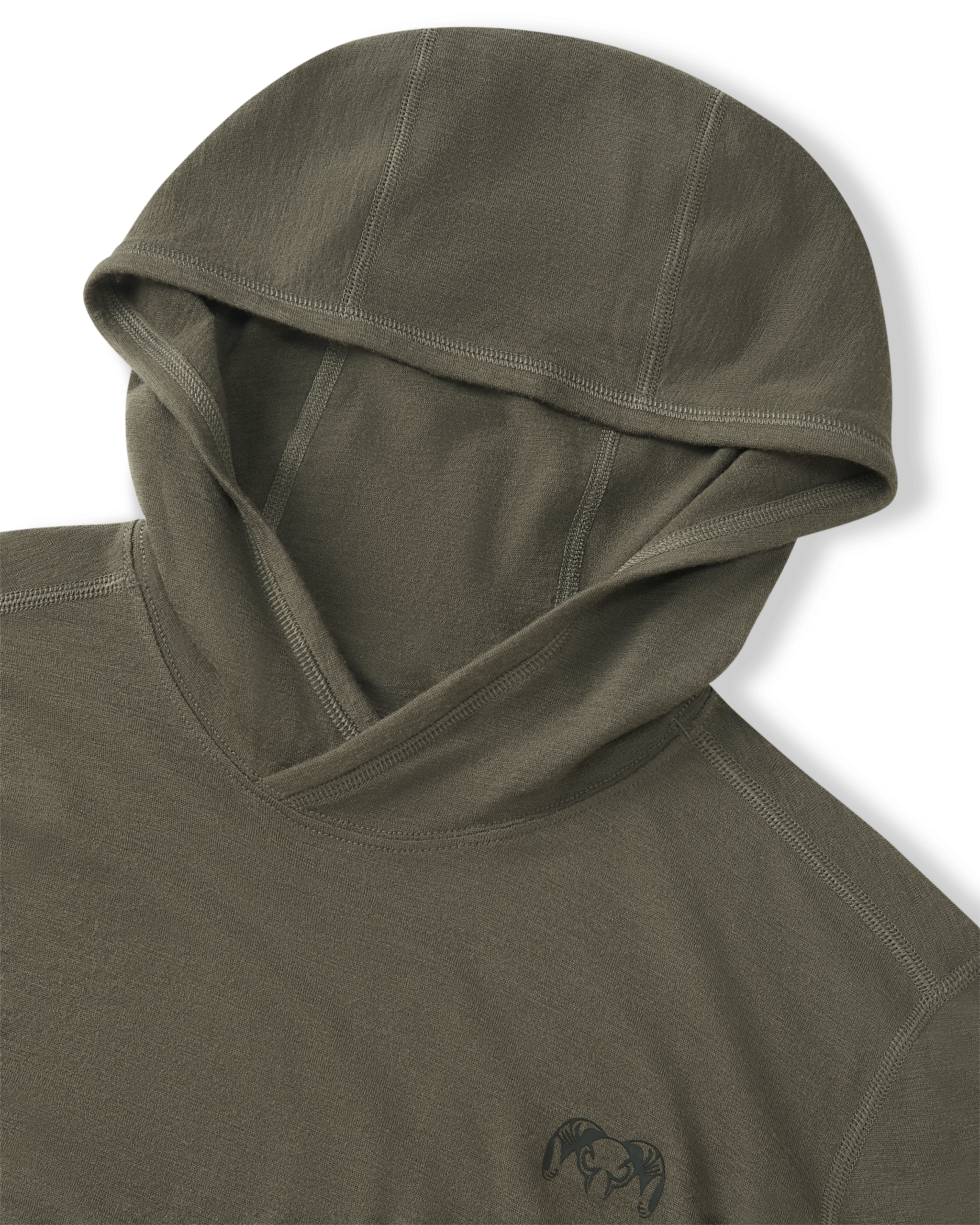 ULTRA Merino 120 LT LS Hoodie | Ash - 图片 4