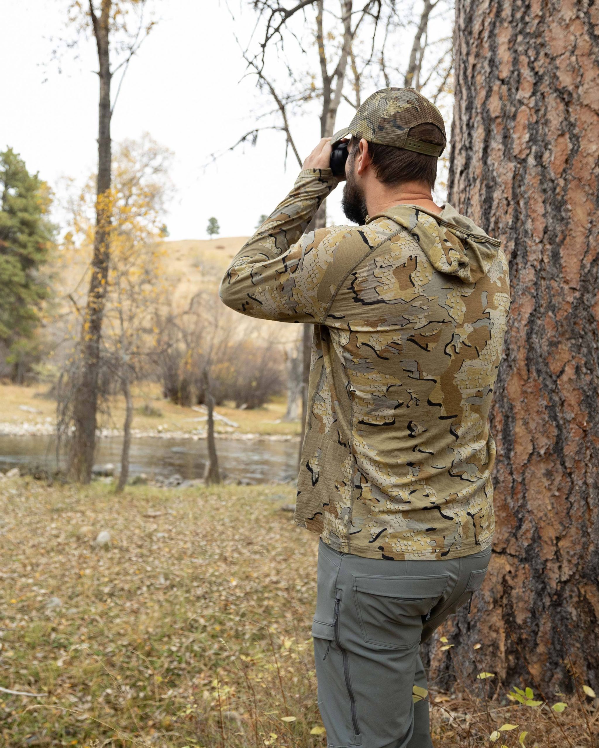 ULTRA Merino 145 Zip-T Hunting Hoodie | Ash - 图片 7