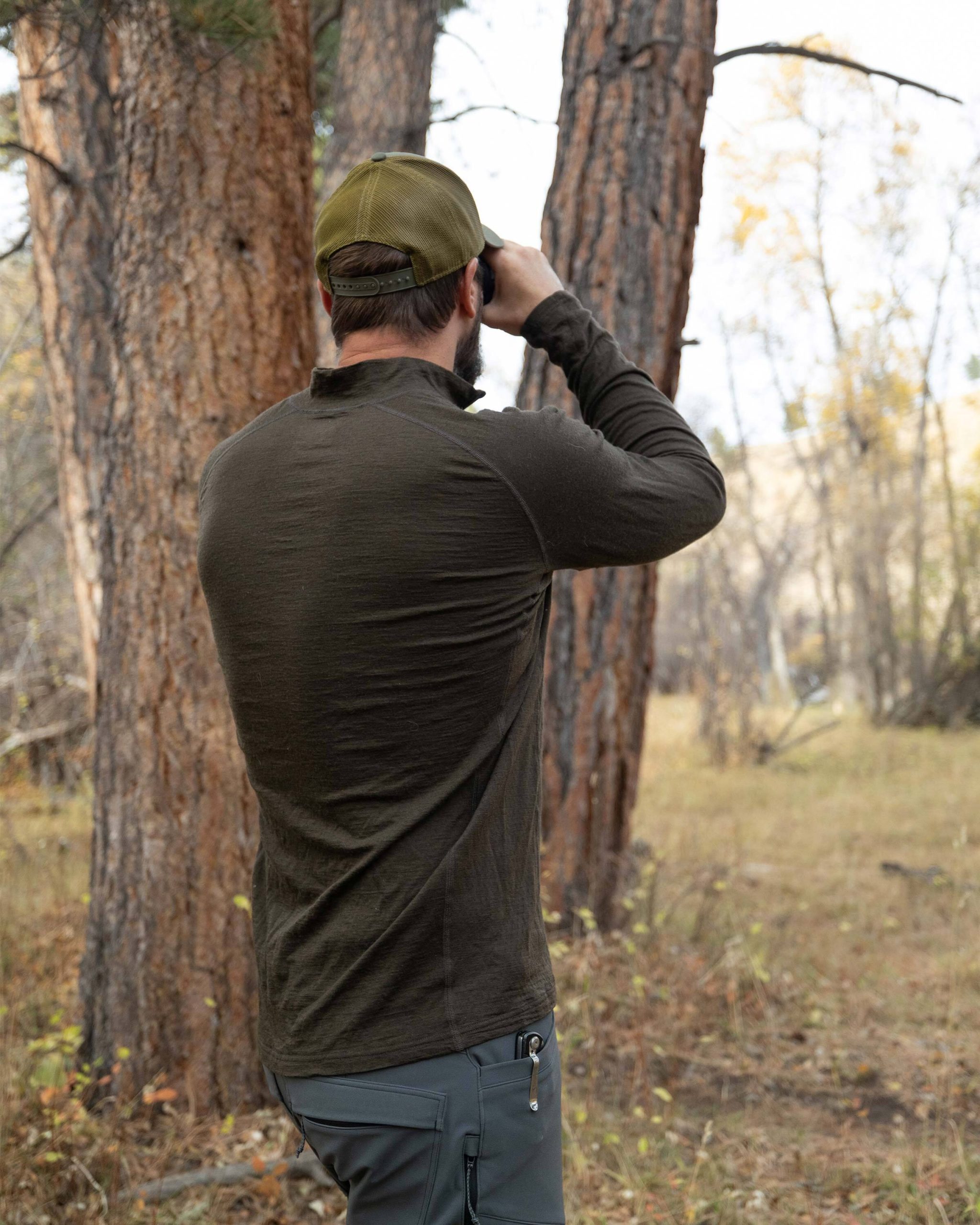 ULTRA Merino 145 Zip-T Hunting Shirt | Ash - 图片 6