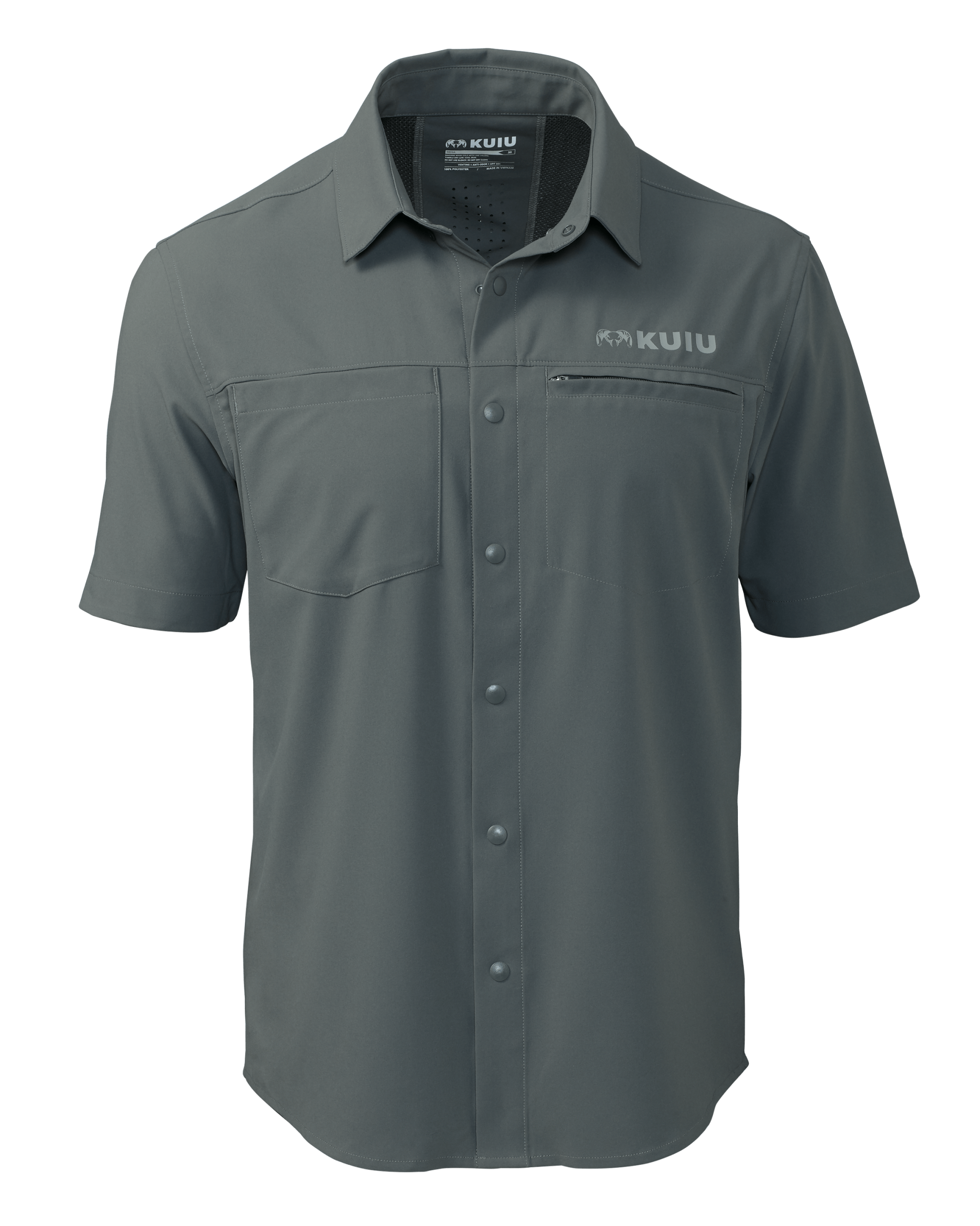 Mesa Vented SS Snap Shirt | Stone