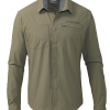 Mesa Vented LS Snap Shirt | Khaki