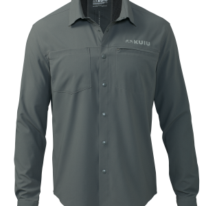 Mesa Vented LS Snap Shirt | Stone
