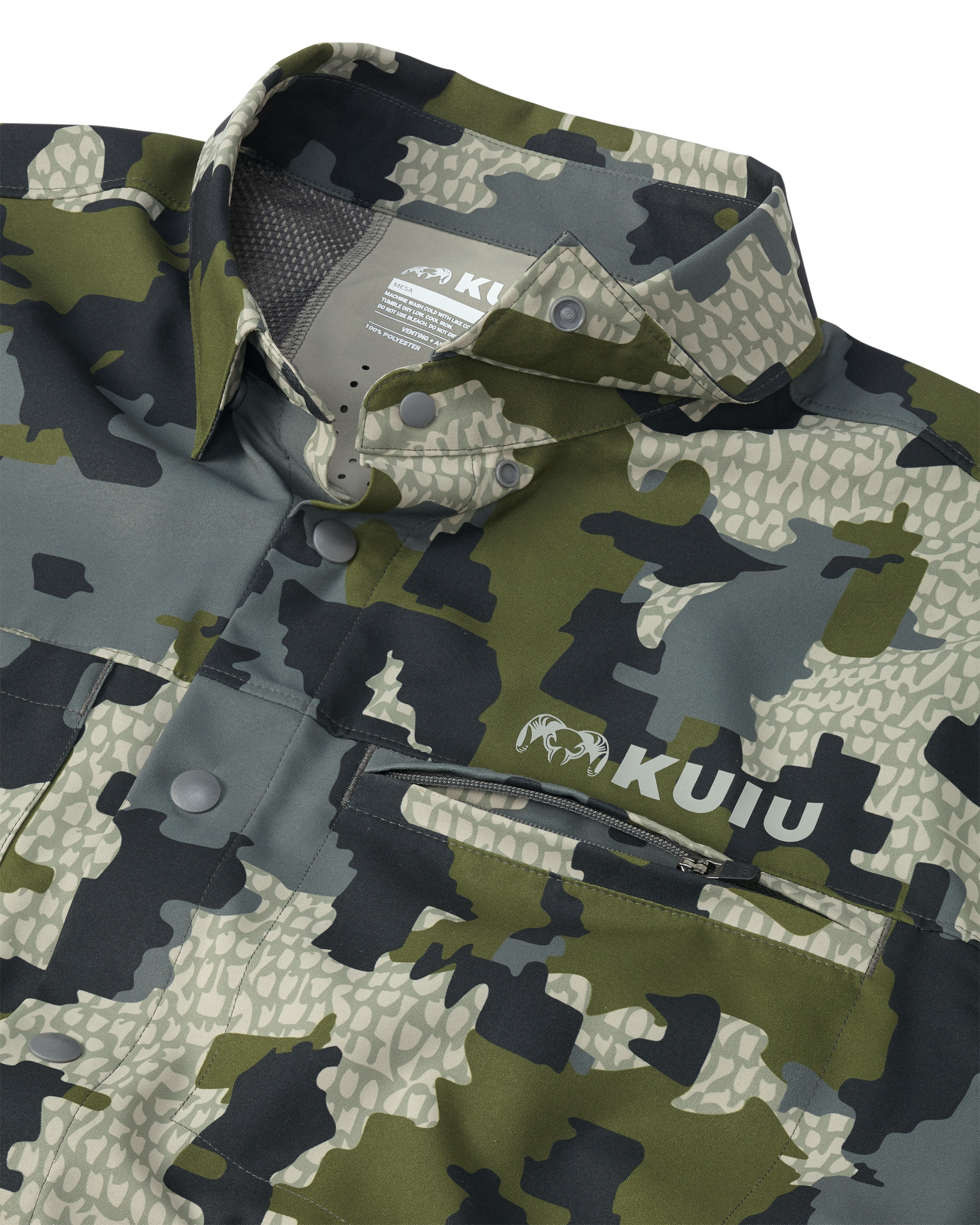 Mesa Vented LS Snap Shirt | Verde - 图片 4