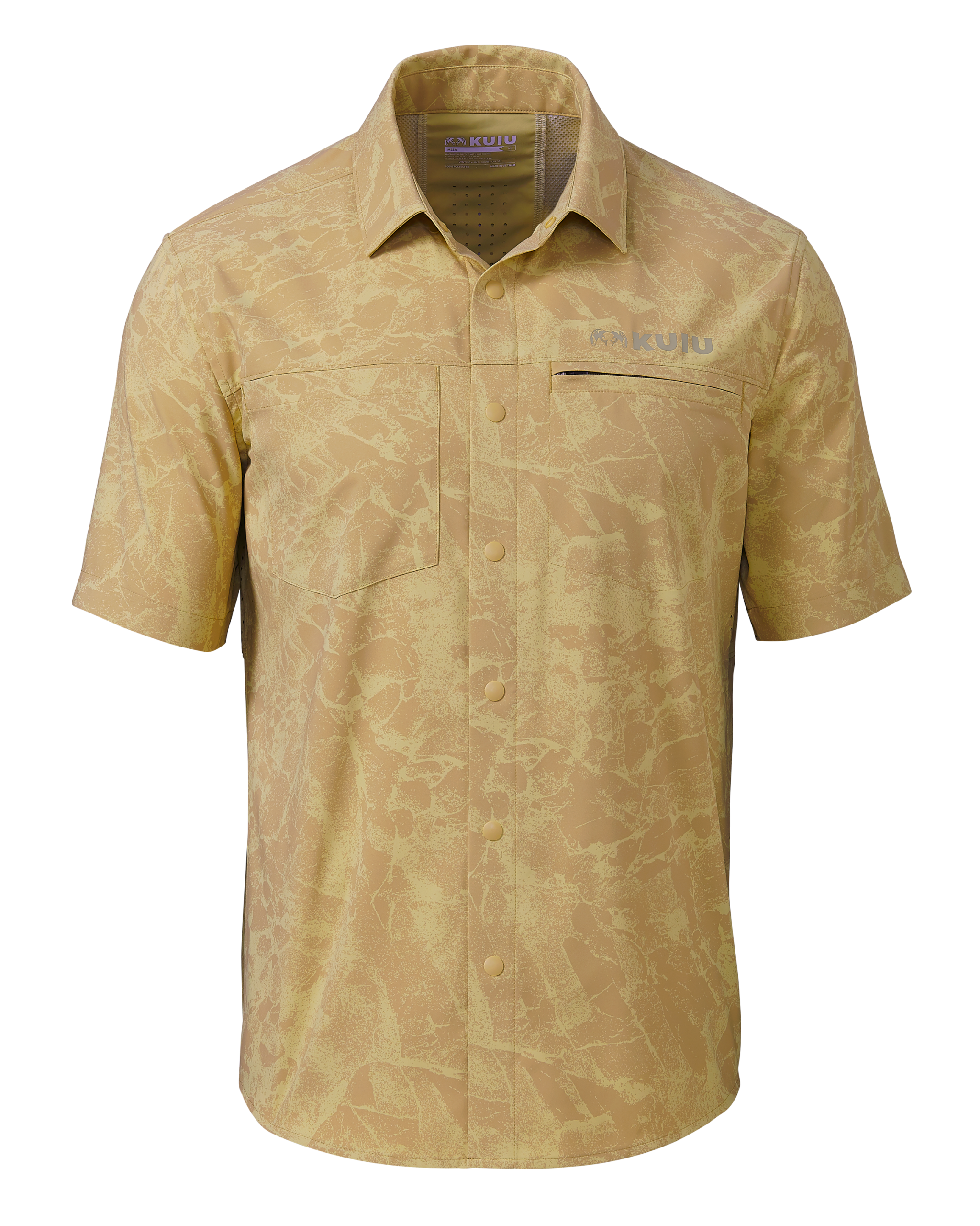 Mesa Vented SS Snap Shirt Gritstone | Dune Gritstone