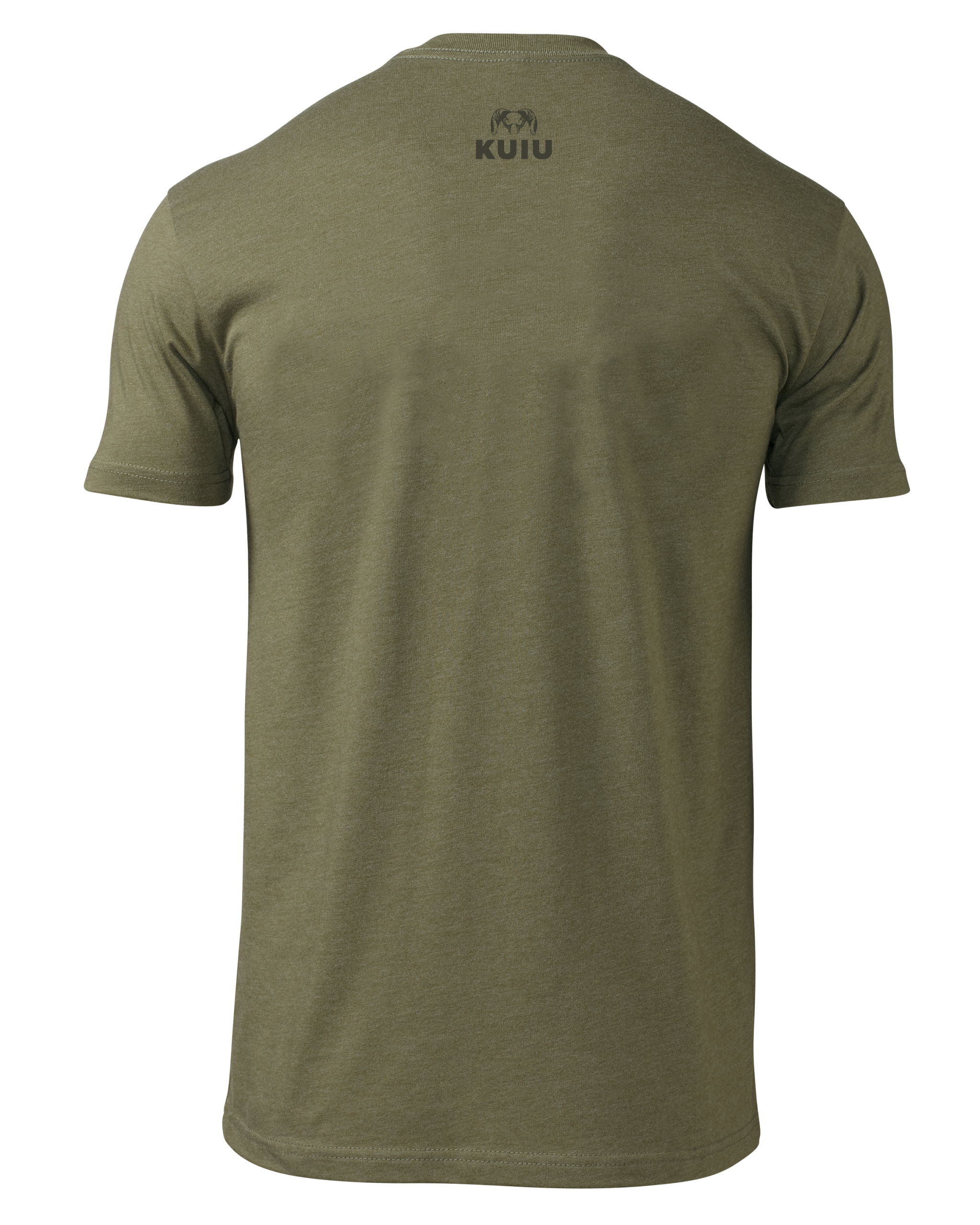 KUIU Topo Block Logo T-Shirt | Military Green - 图片 2