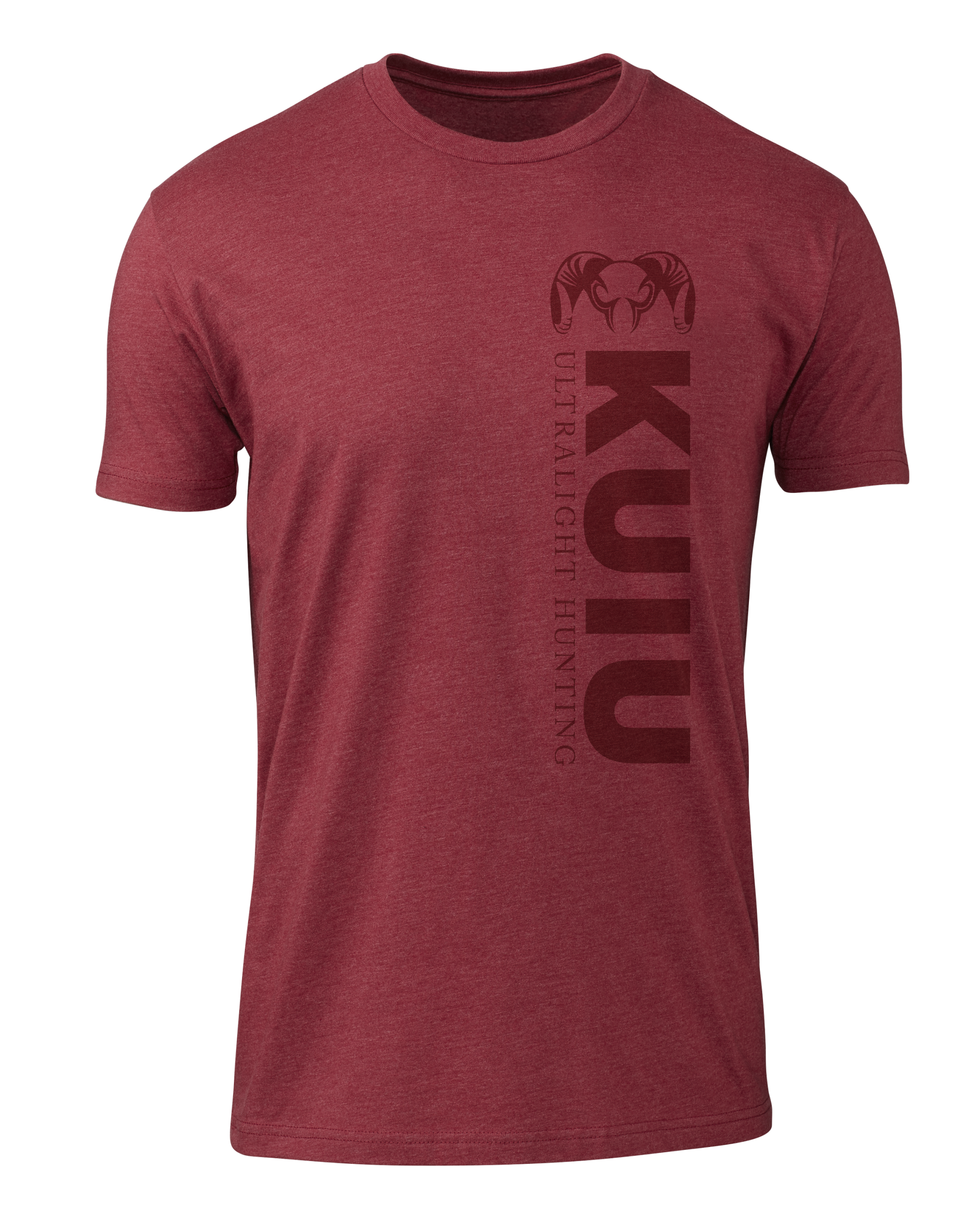 KUIU Solid Vertical T-Shirt | Cardinal