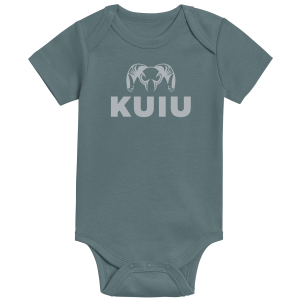 KUIU Stacked Logo Baby One-Piece | Harbor