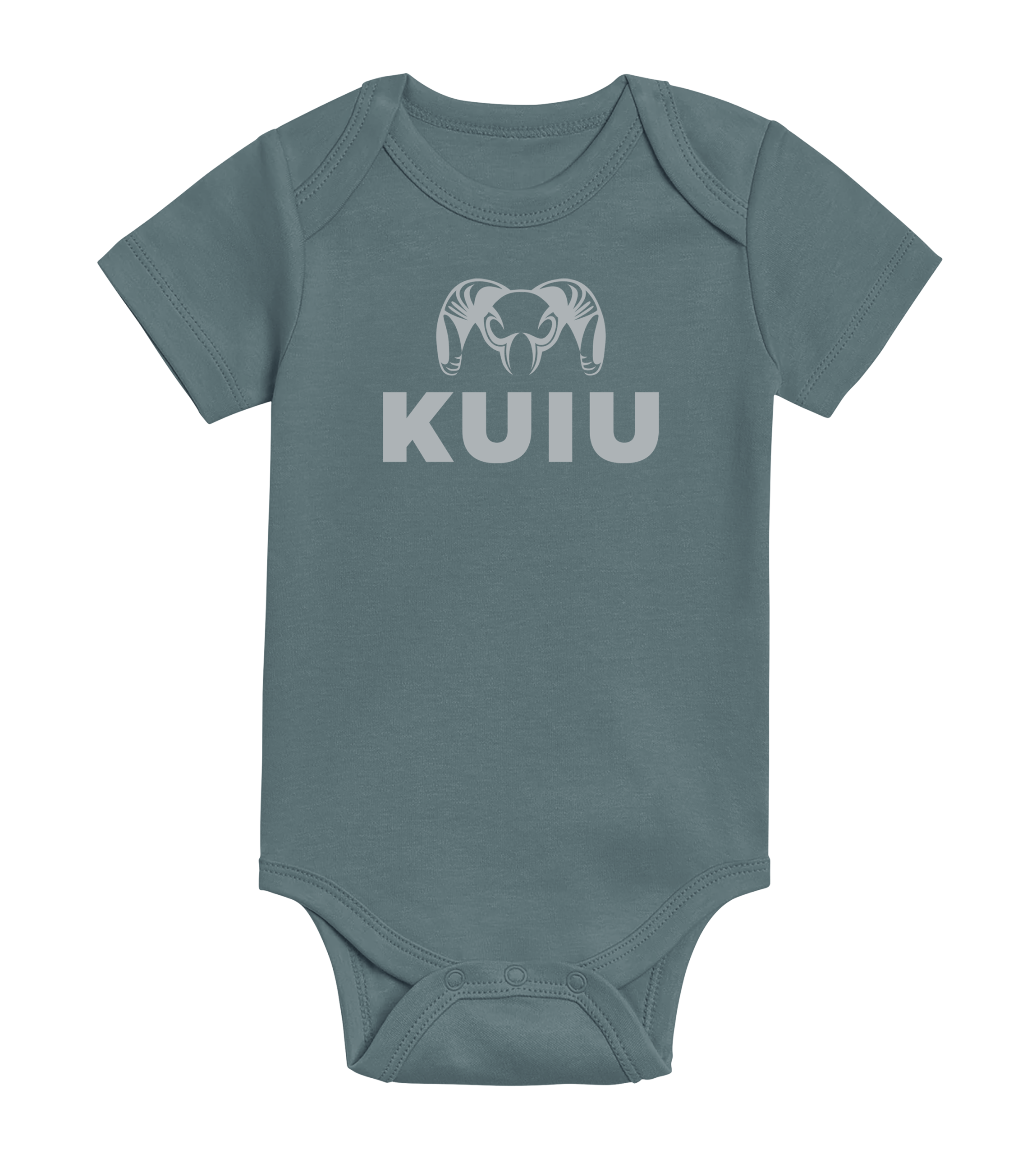 KUIU Stacked Logo Baby One-Piece | Harbor
