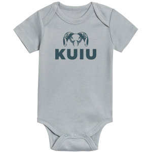 KUIU Stacked Logo Baby One-Piece | Mist