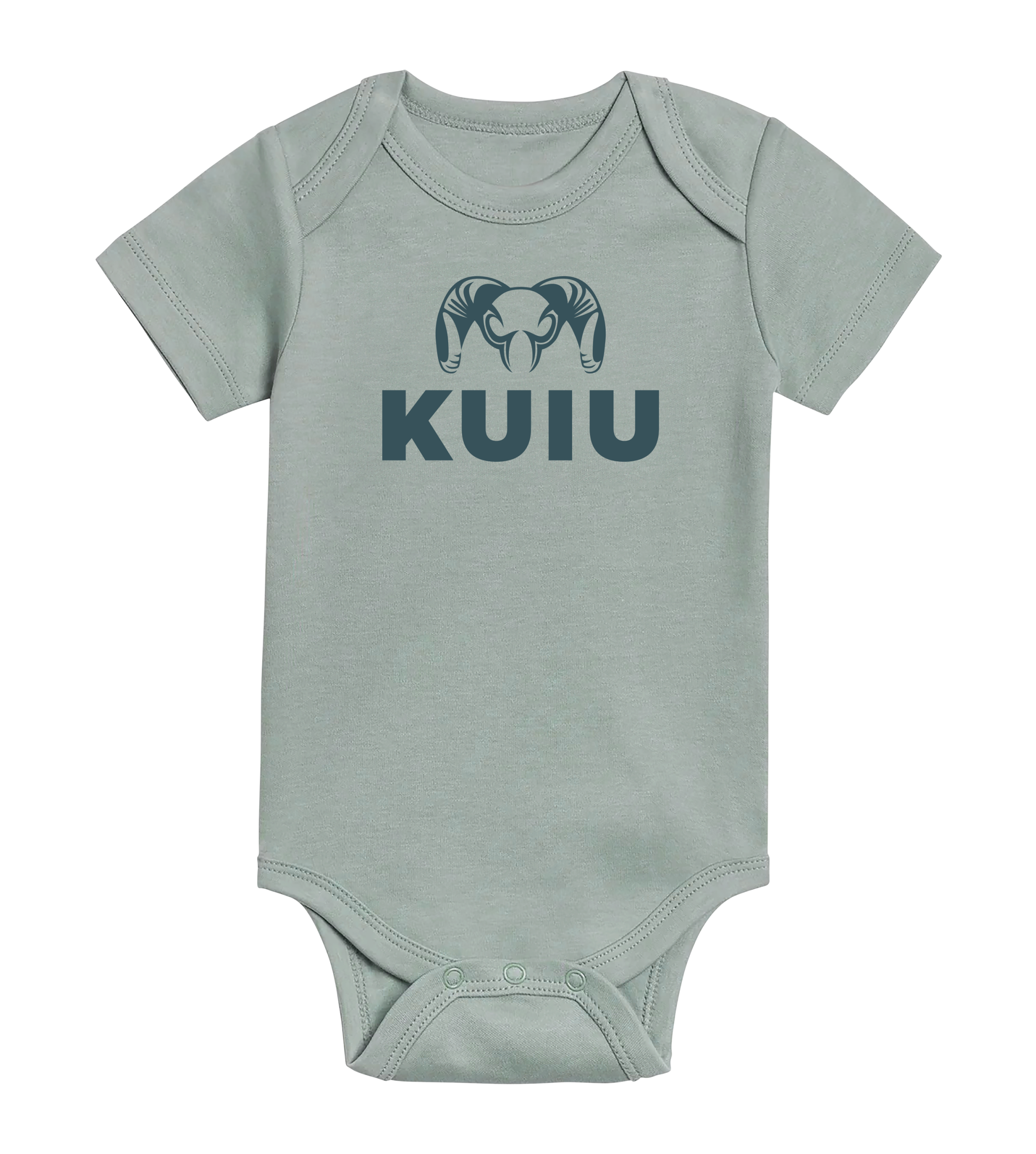 KUIU Stacked Logo Baby One-Piece | Tide