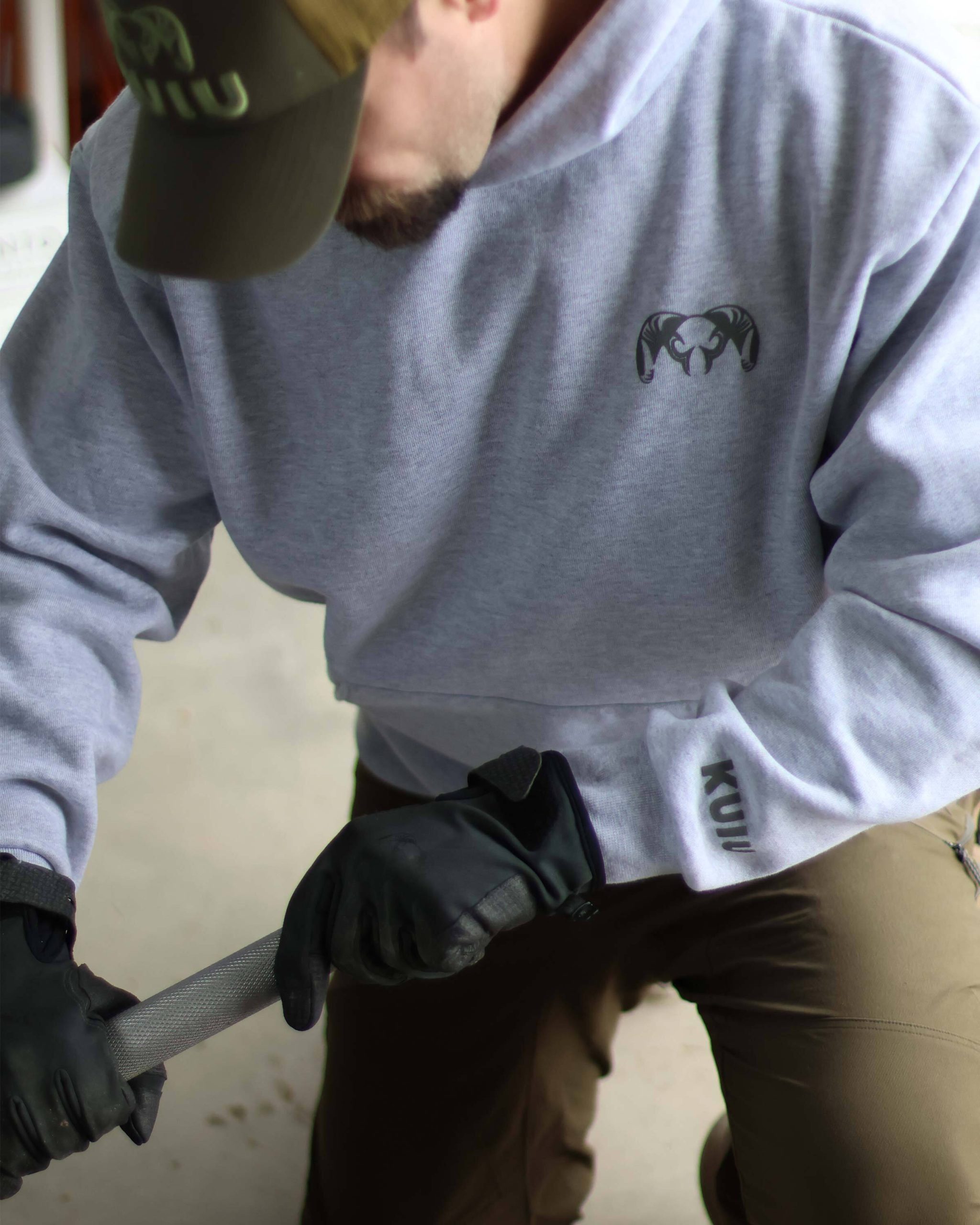 Workgrade Heavyweight Hoodie | Olive - 图片 5