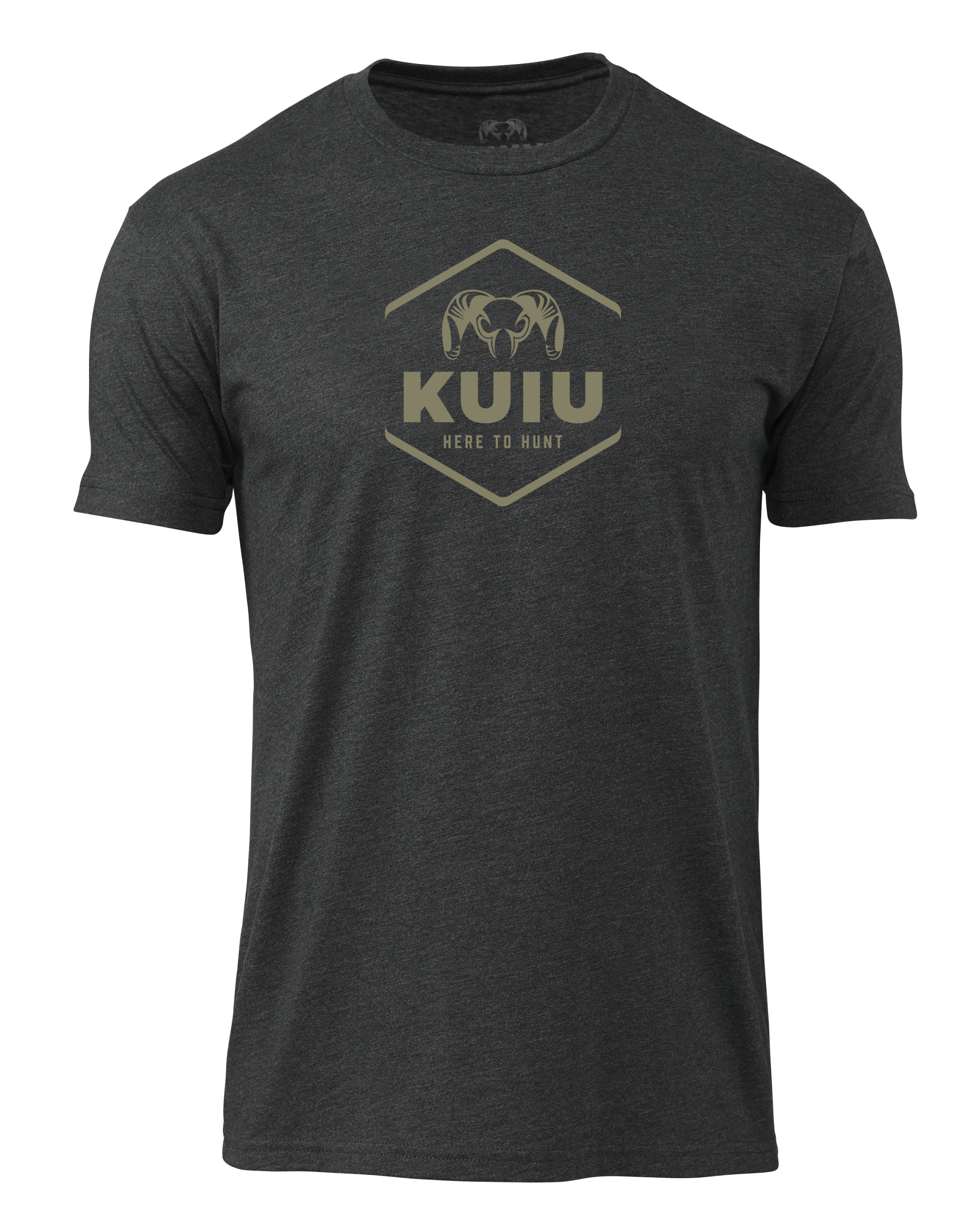 KUIU Stacked Here to Hunt T-Shirt | Charcoal