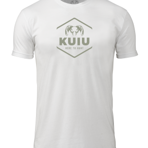 KUIU Stacked Here to Hunt T-Shirt | White