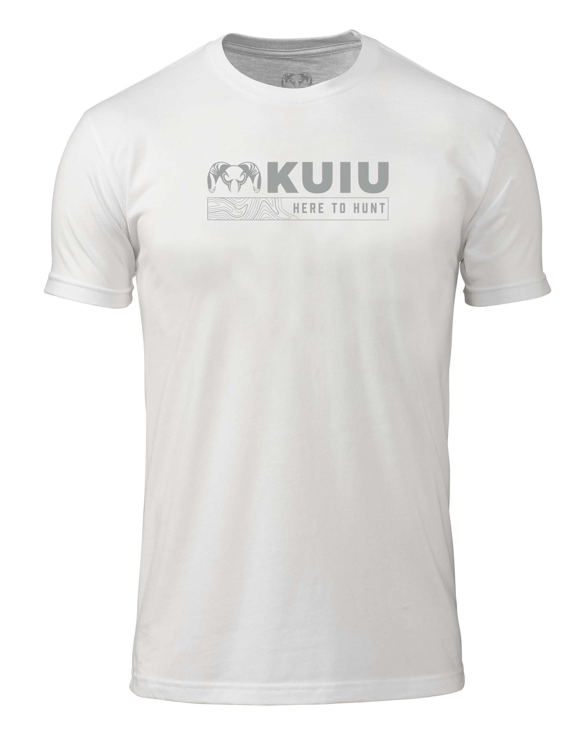 Outlet KUIU Topo Here to Hunt T-Shirt | White