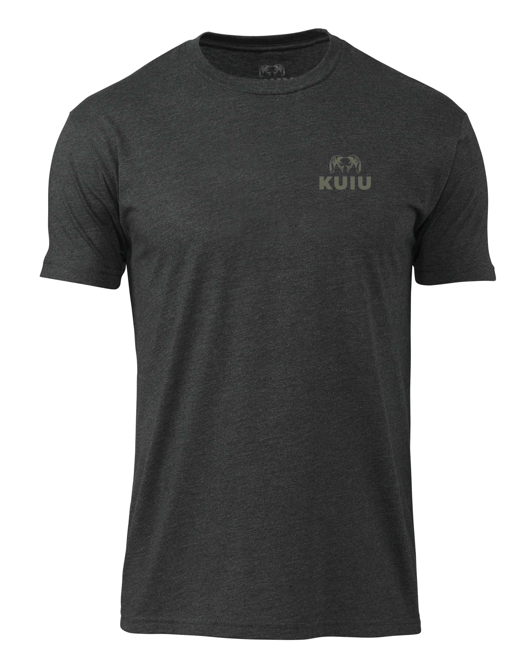 KUIU Here to Hunt Back Logo T-Shirt | Charcoal - 图片 2