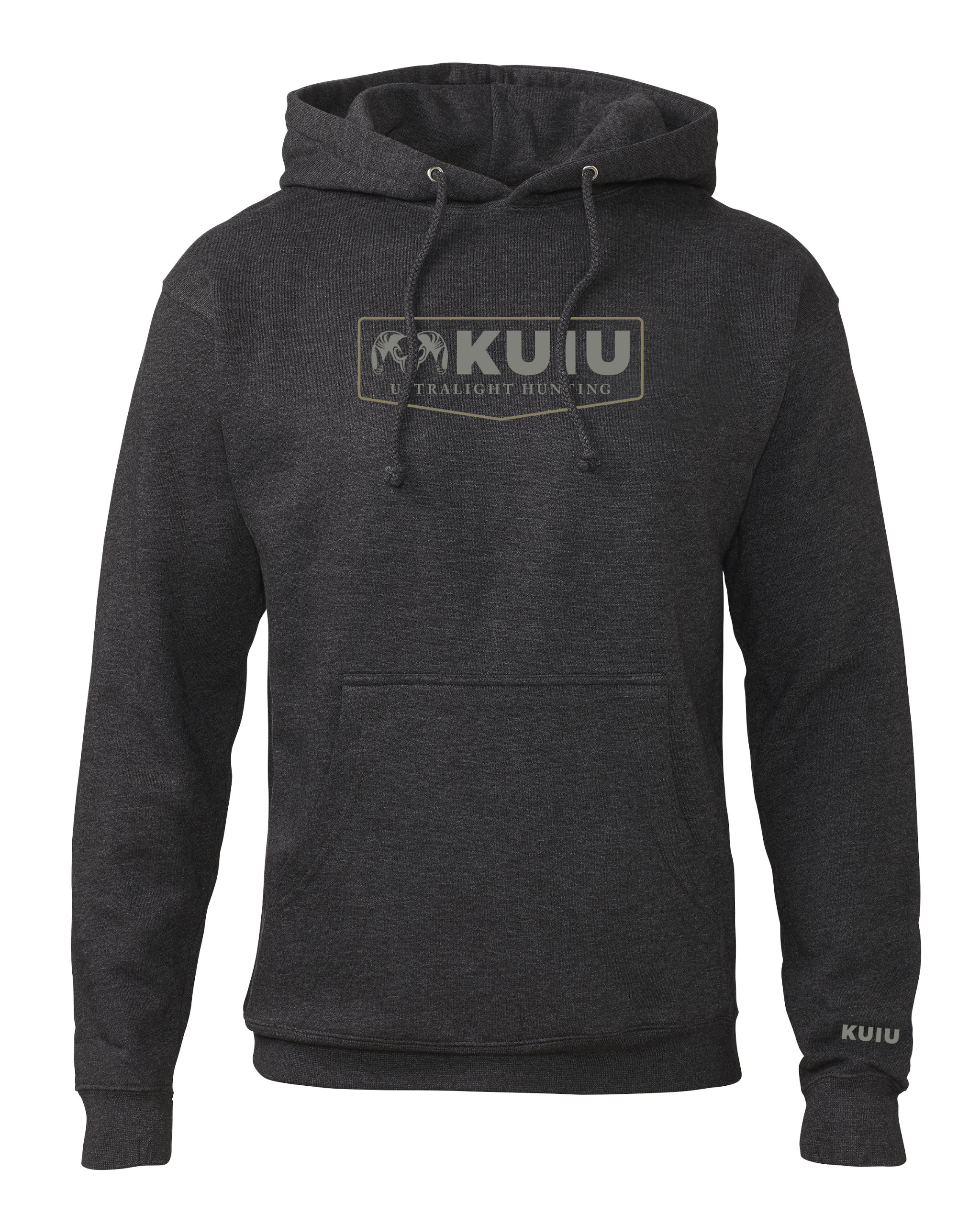 KUIU Shield Logo Hoodie | Charcoal