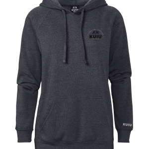 KUIU Women's Stacked Chest Logo Hoodie | Midnight Navy