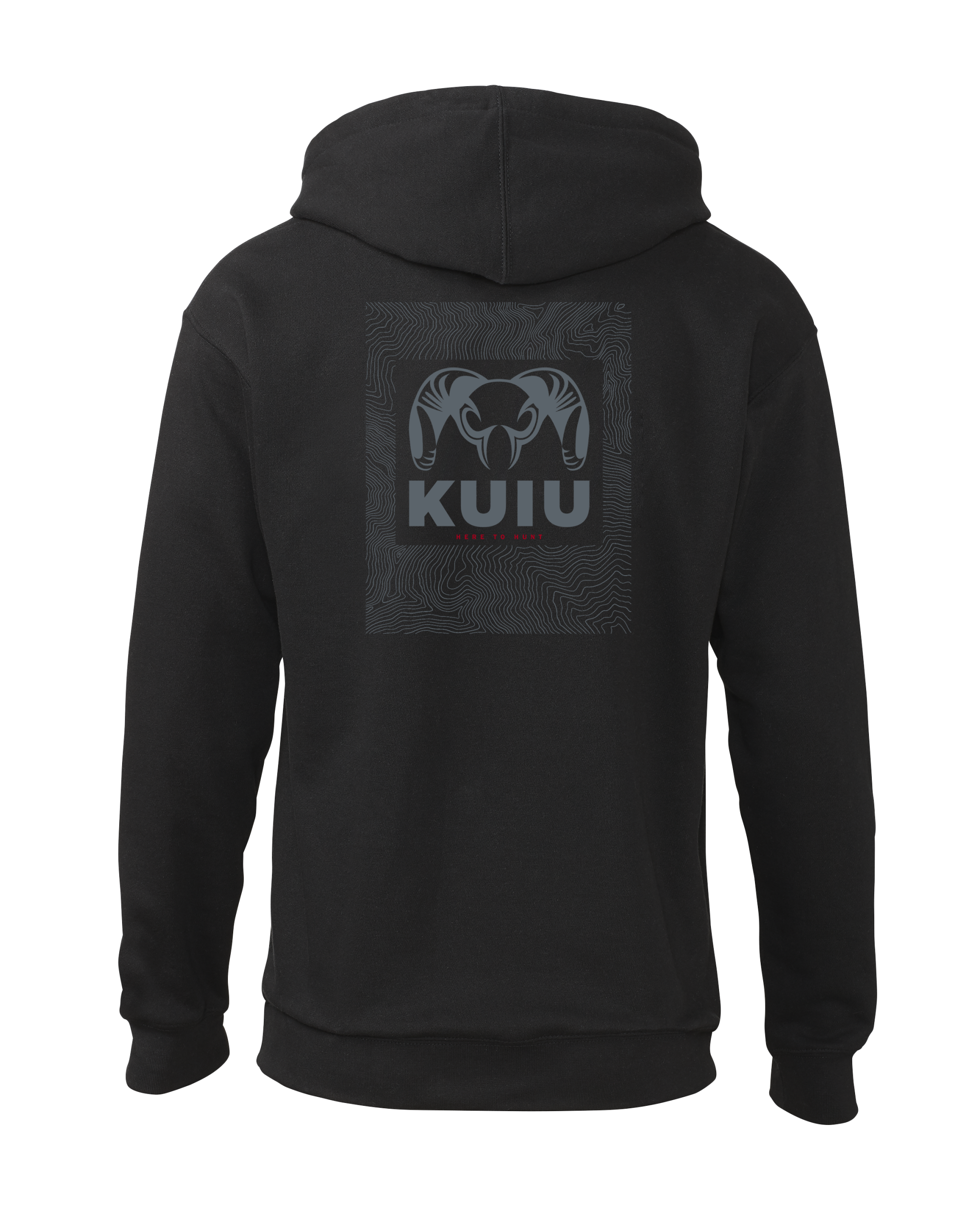 KUIU Topo Back Logo Hoodie | Black