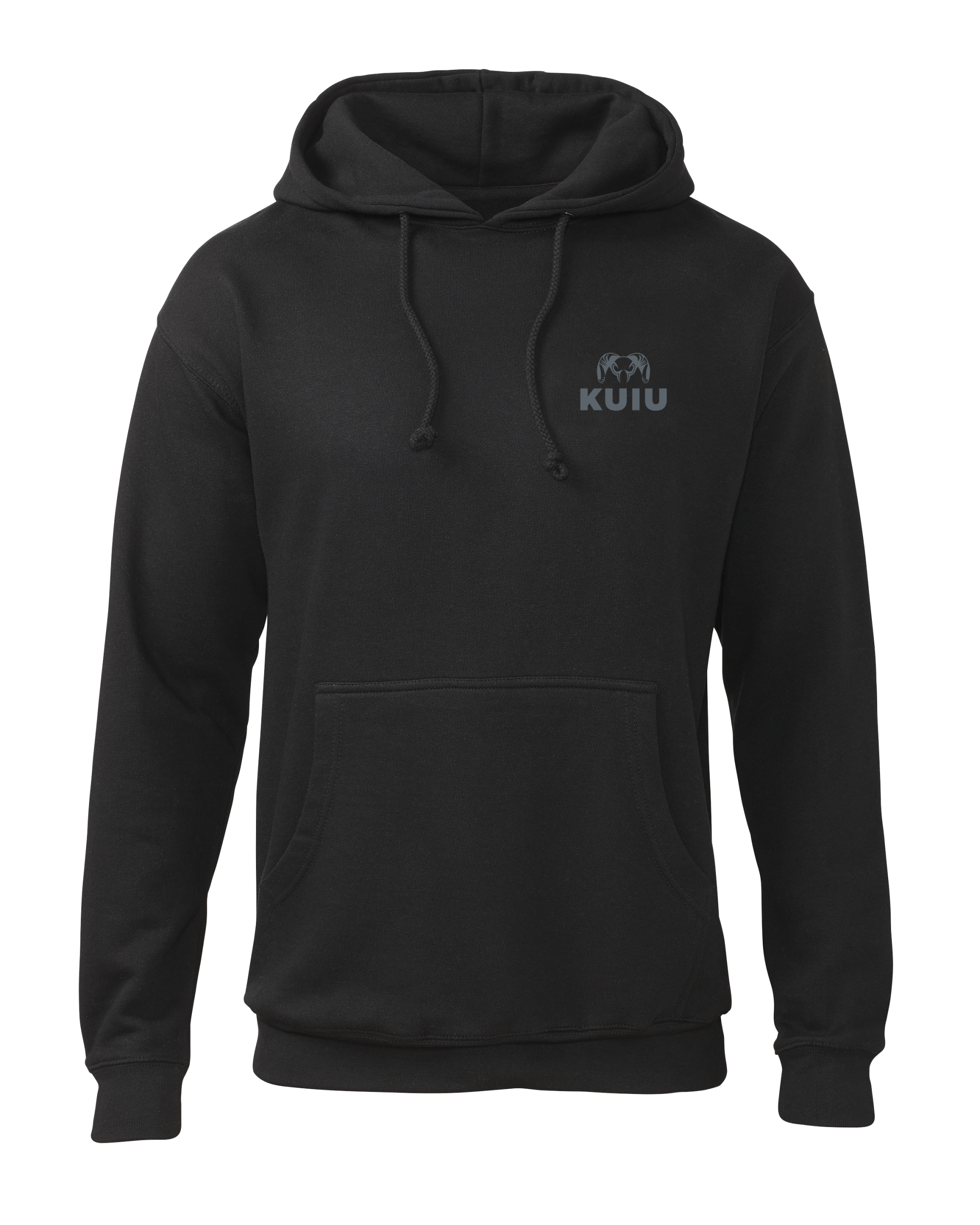 KUIU Topo Back Logo Hoodie | Black - 图片 2