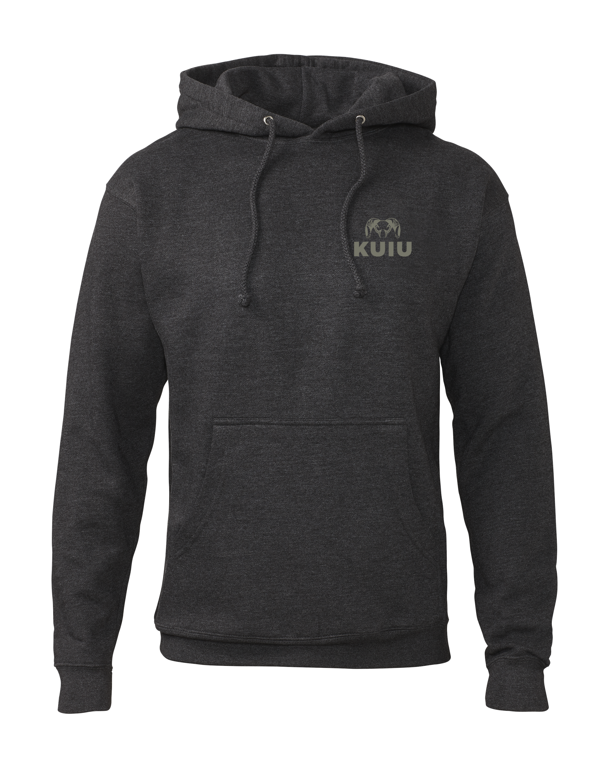 KUIU Topo Back Logo Hoodie | Charcoal - 图片 2