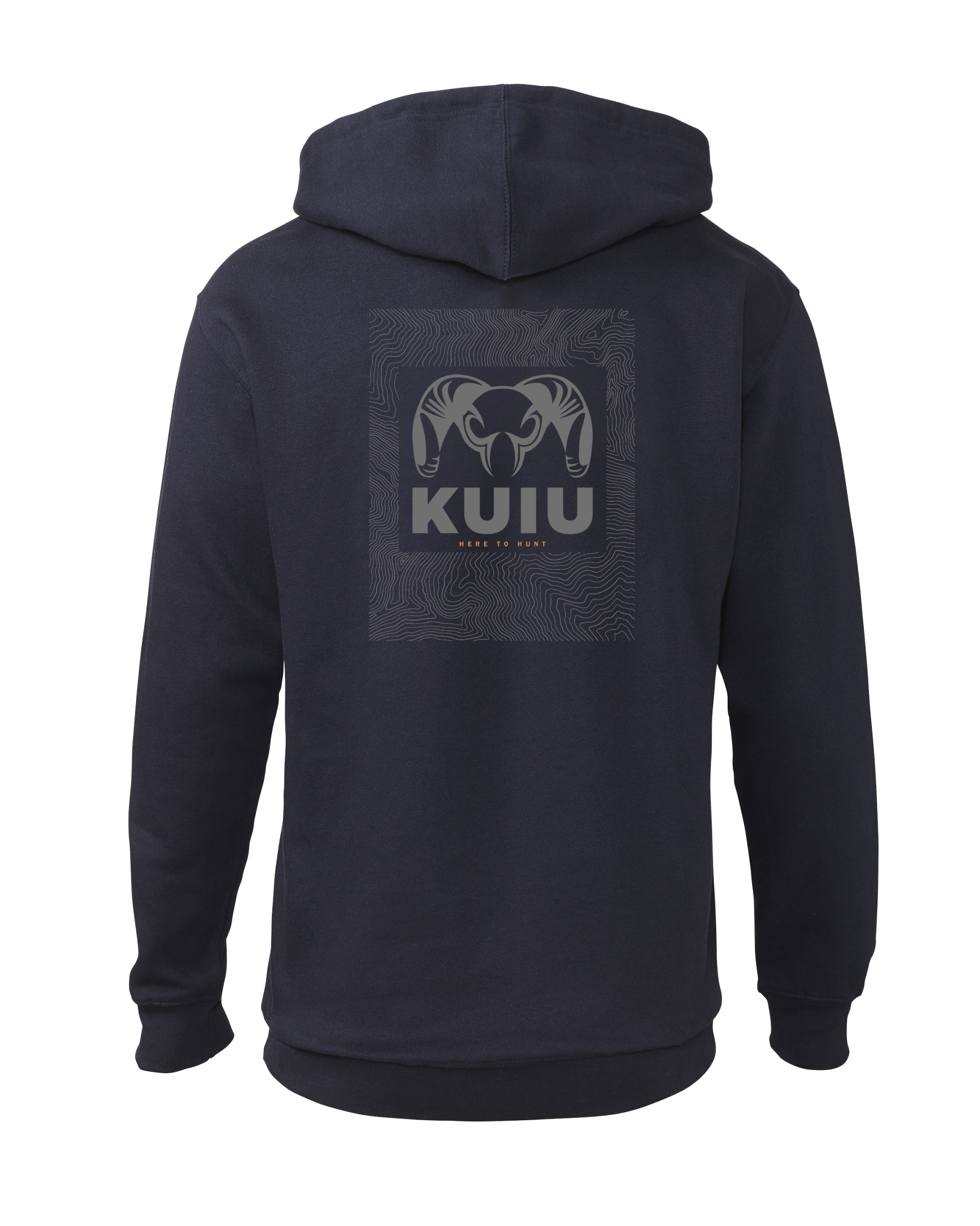 KUIU Topo Back Logo Hoodie | Navy
