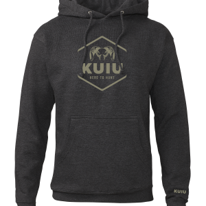 Outlet KUIU Stacked Here to Hunt Hoodie | Charcoal