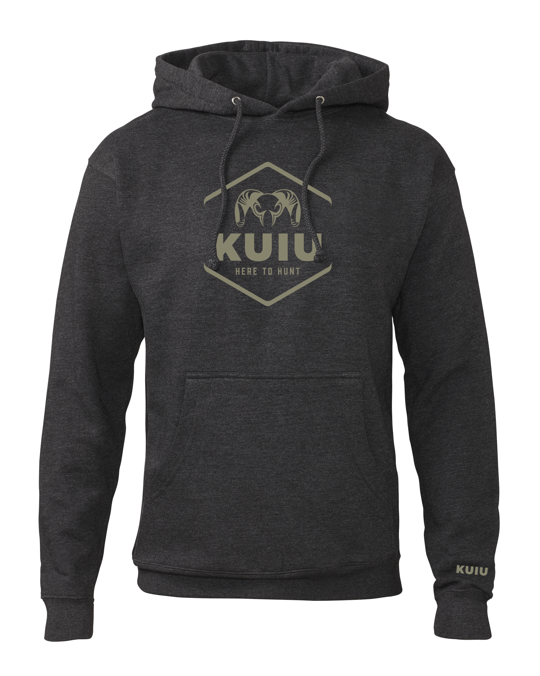 Outlet KUIU Stacked Here to Hunt Hoodie | Charcoal