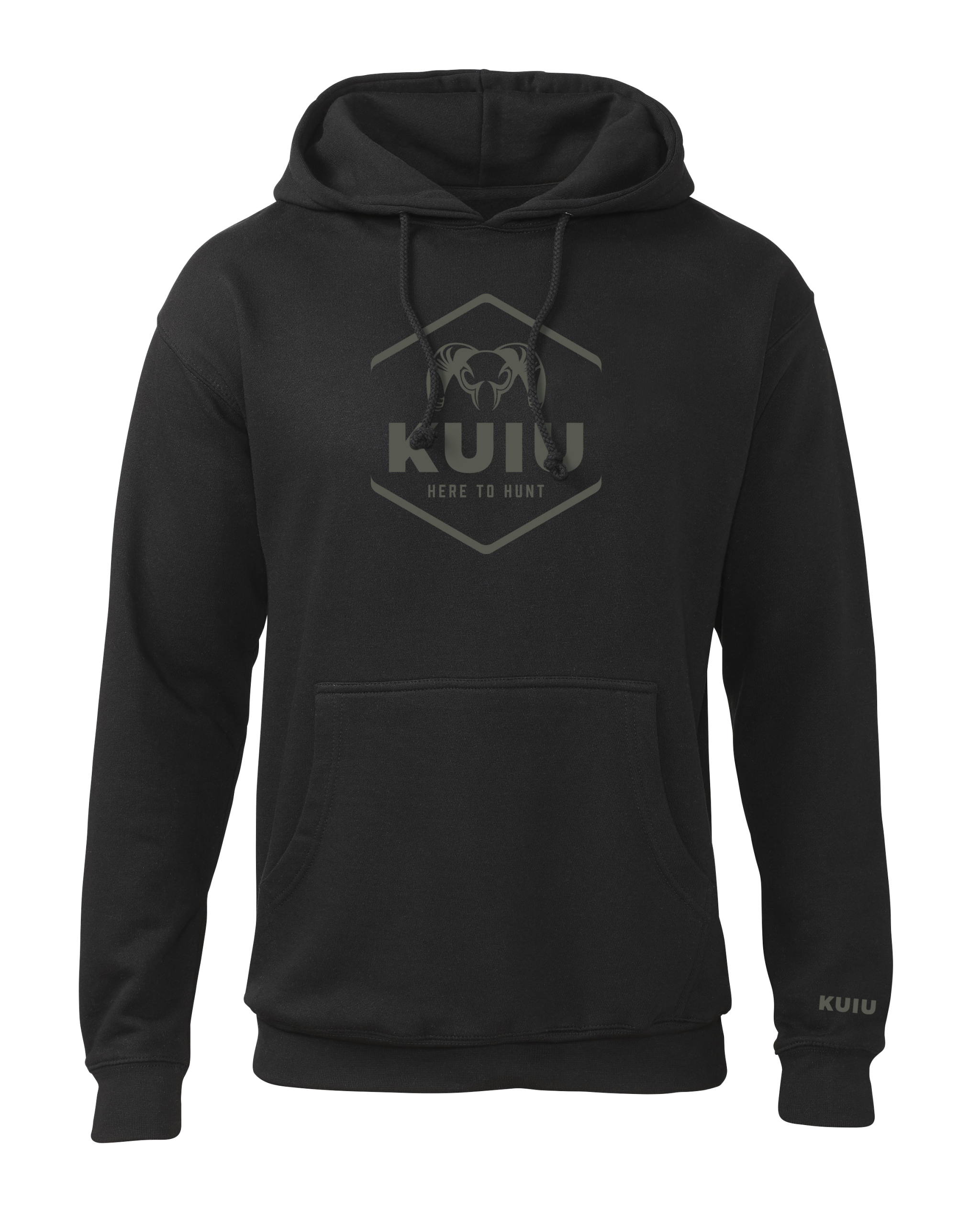 Outlet KUIU Stacked Here to Hunt Hoodie | Black
