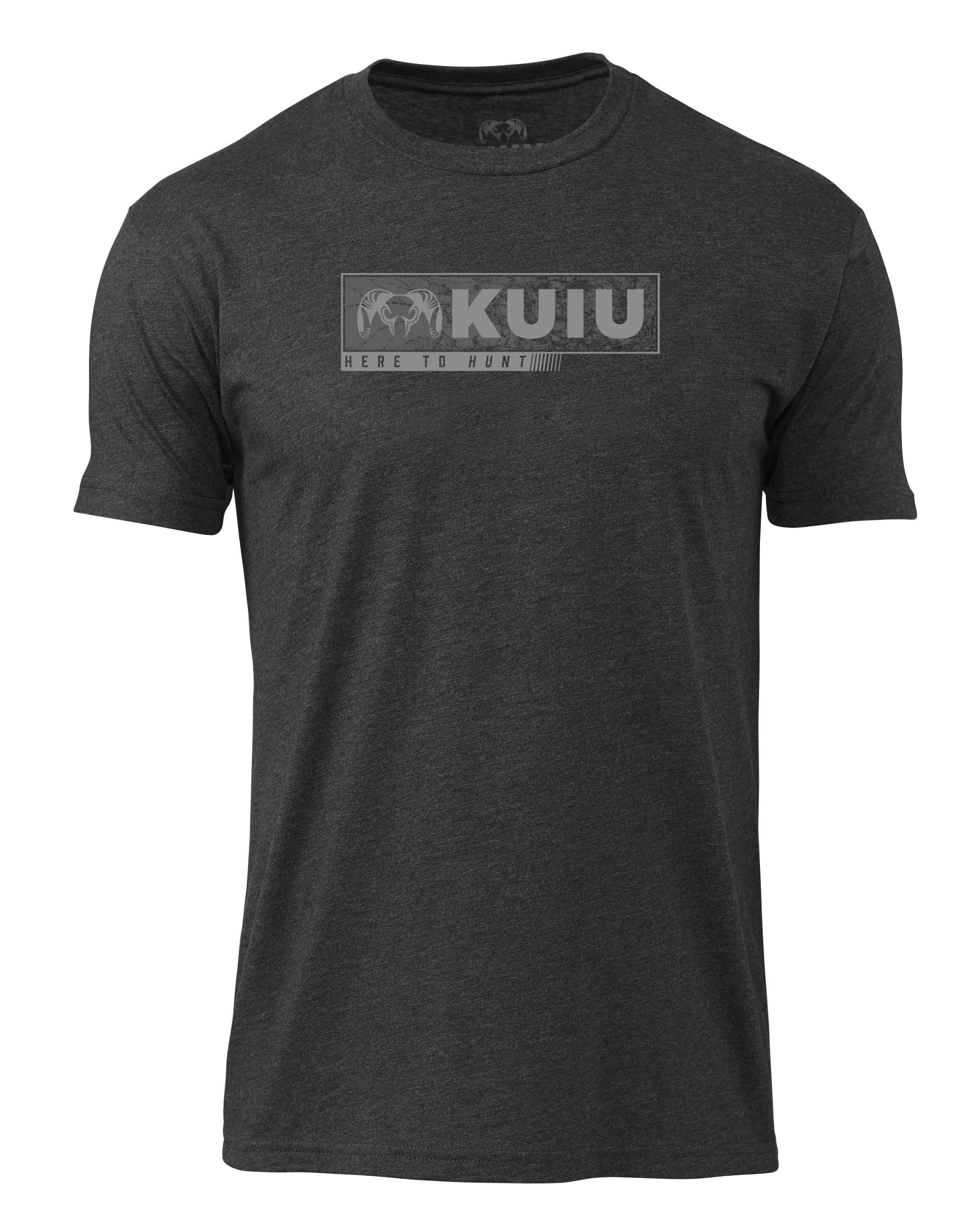 KUIU Here to Hunt Gritstone T-Shirt | Charcoal