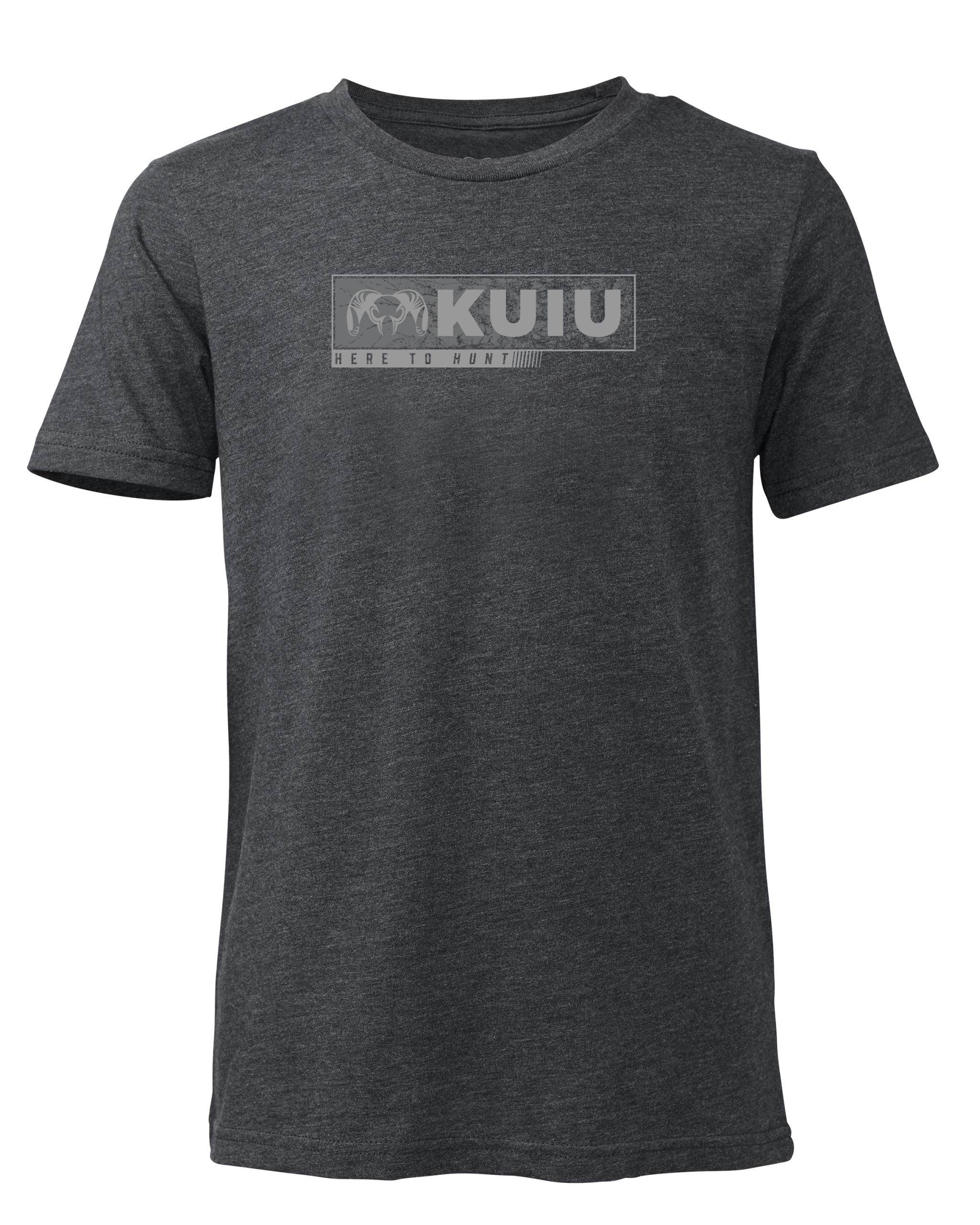Youth Here to Hunt Gritstone T-Shirt | Charcoal