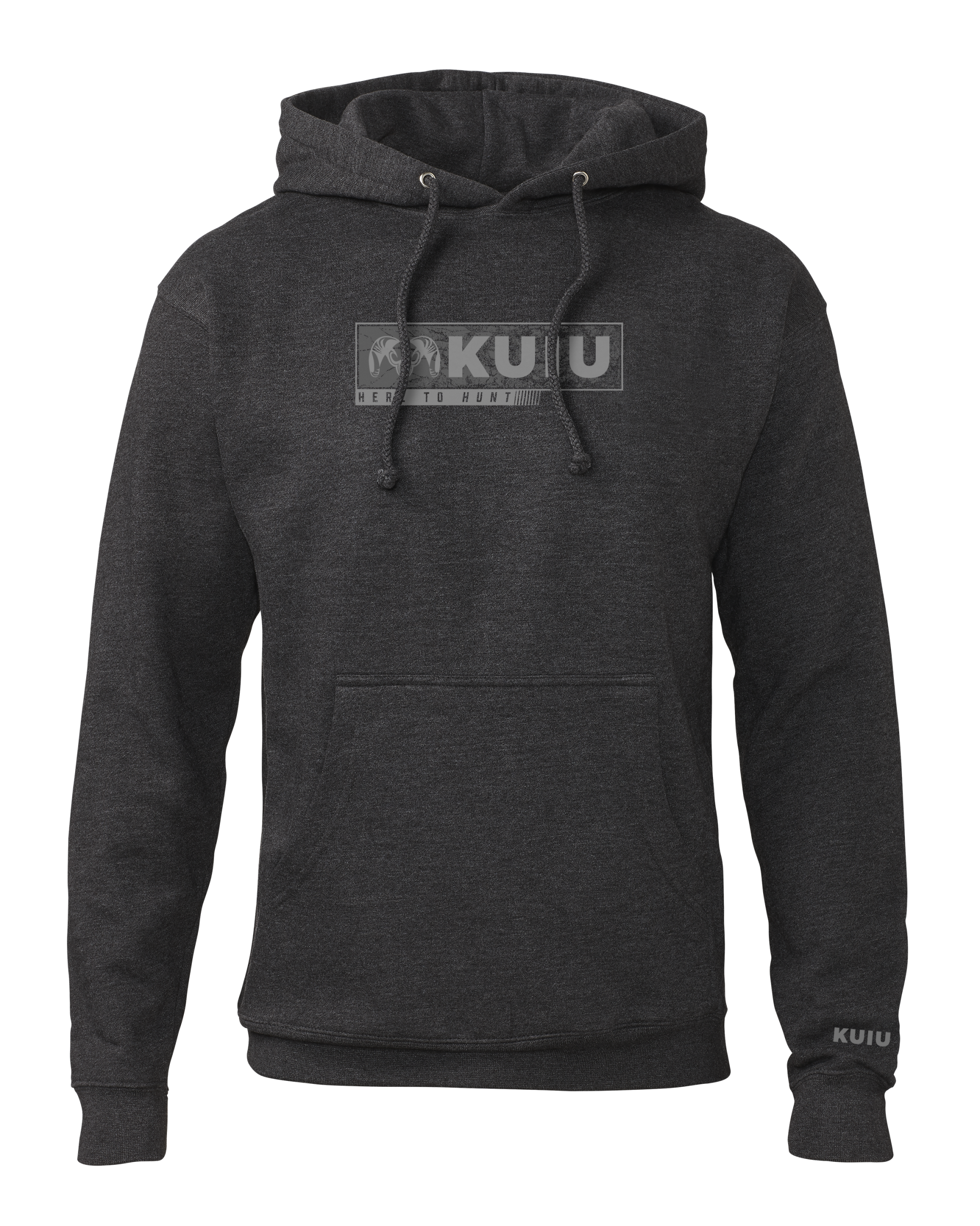 Outlet KUIU Here to Hunt Gritstone Hoodie | Charcoal
