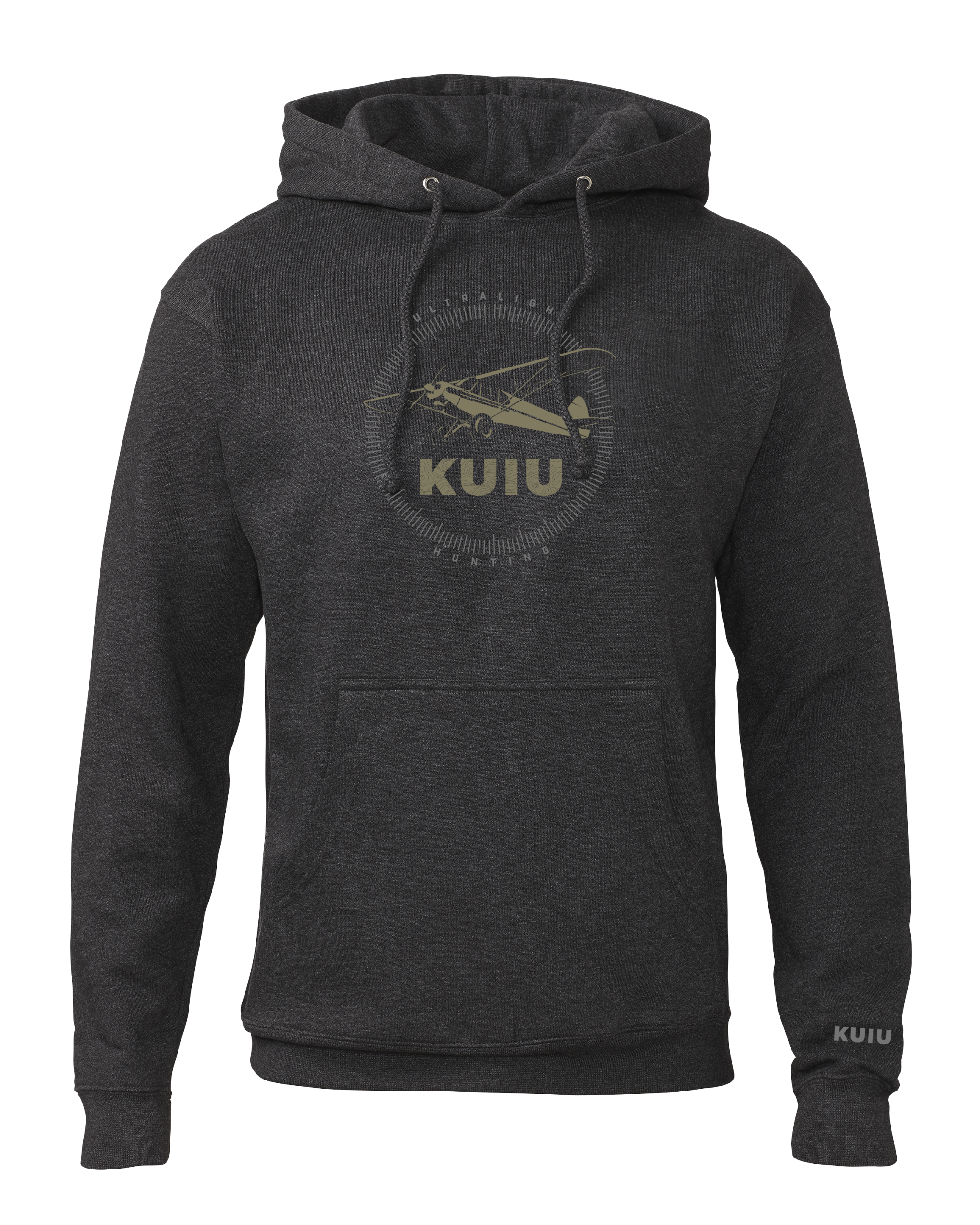 KUIU Super Cub Logo Hoodie | Charcoal