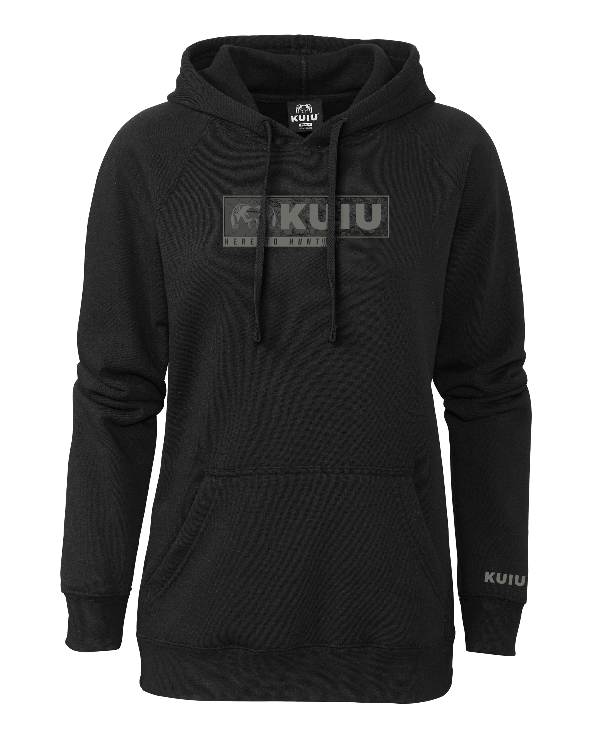Women's Here to Hunt Gritstone Hoodie | Black
