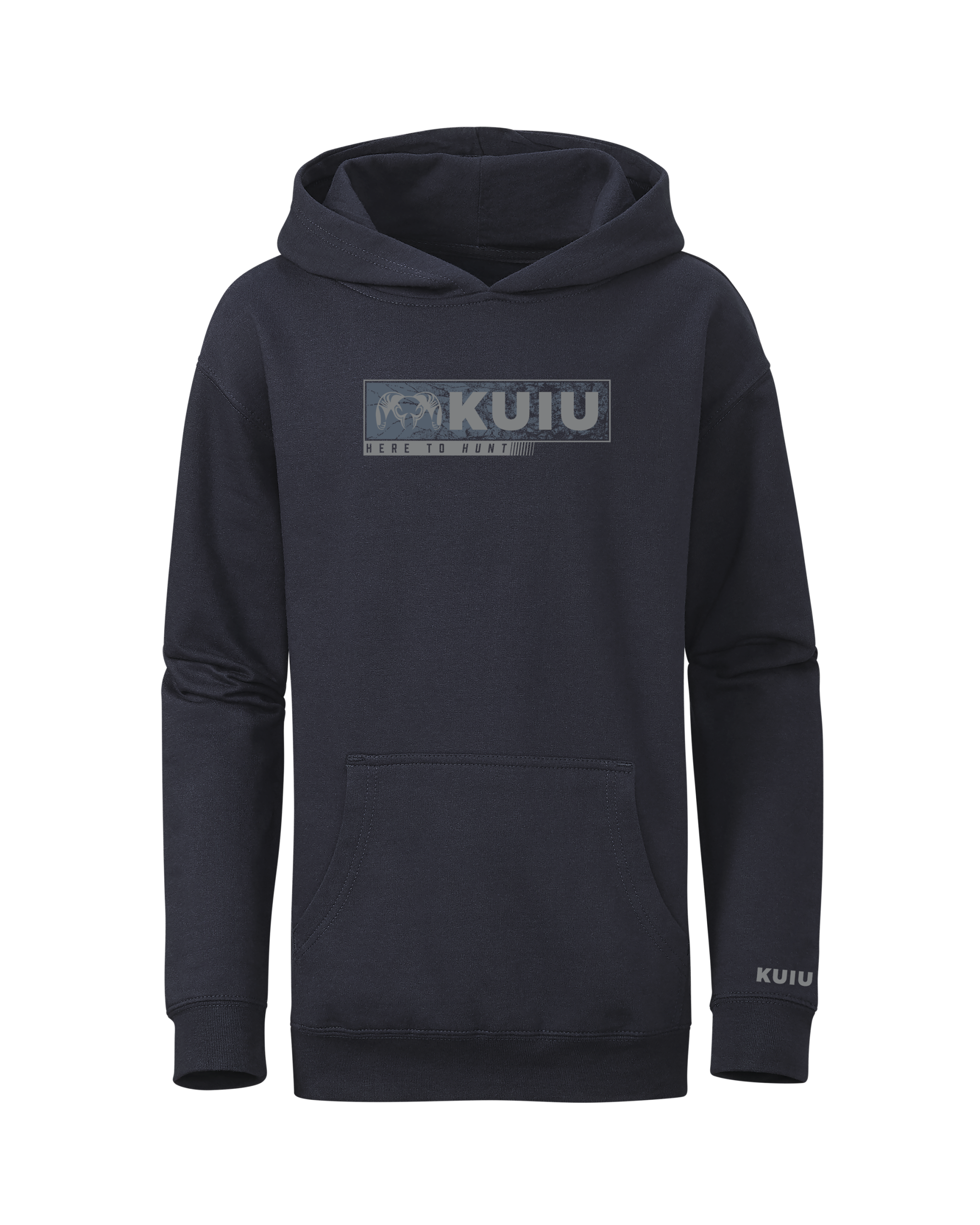 Youth Here to Hunt Gritstone Hoodie | Navy