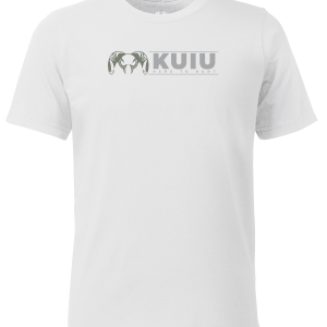 Youth Here to Hunt Logo T-Shirt | White