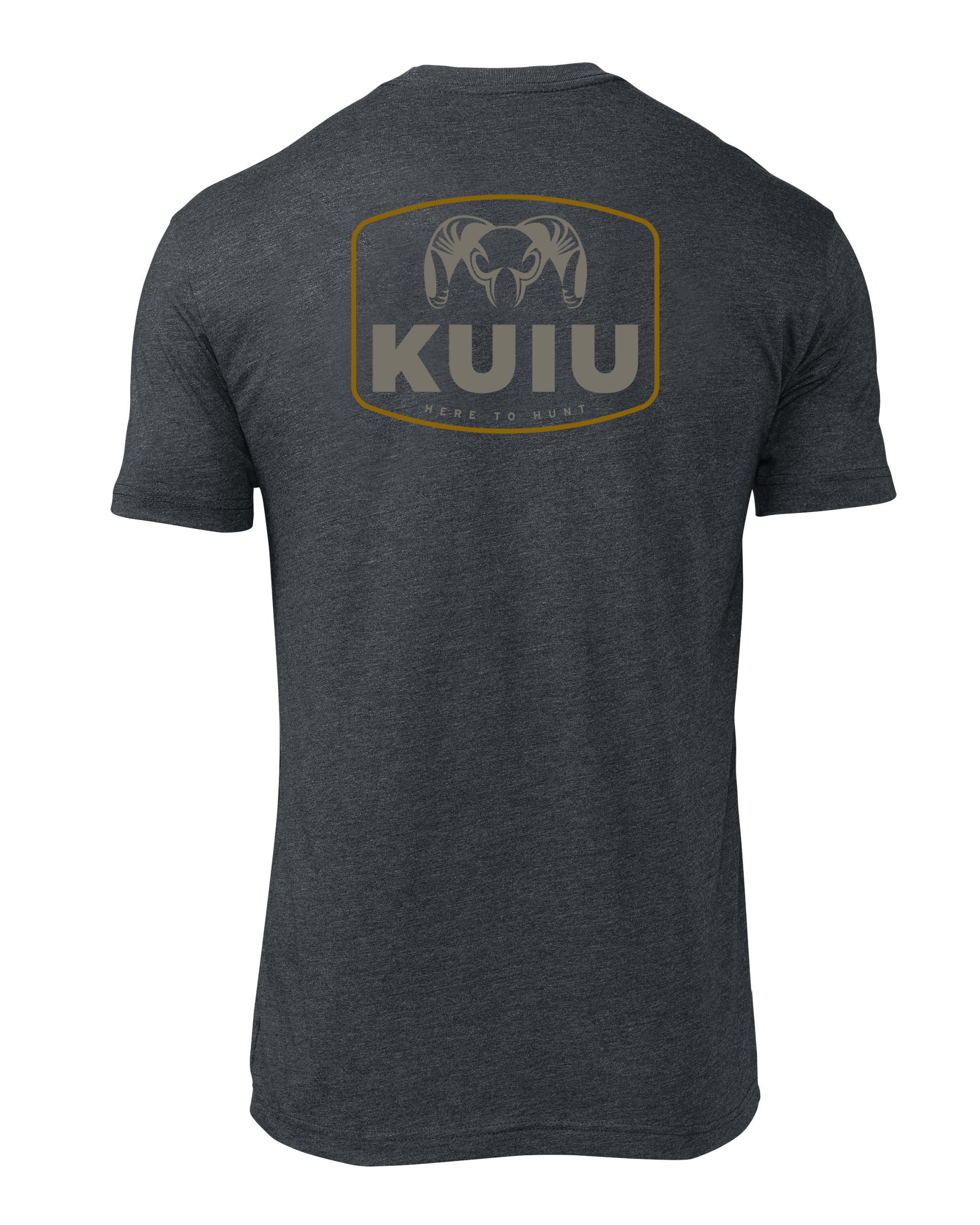 KUIU Here to Hunt Patch T-Shirt | Charcoal